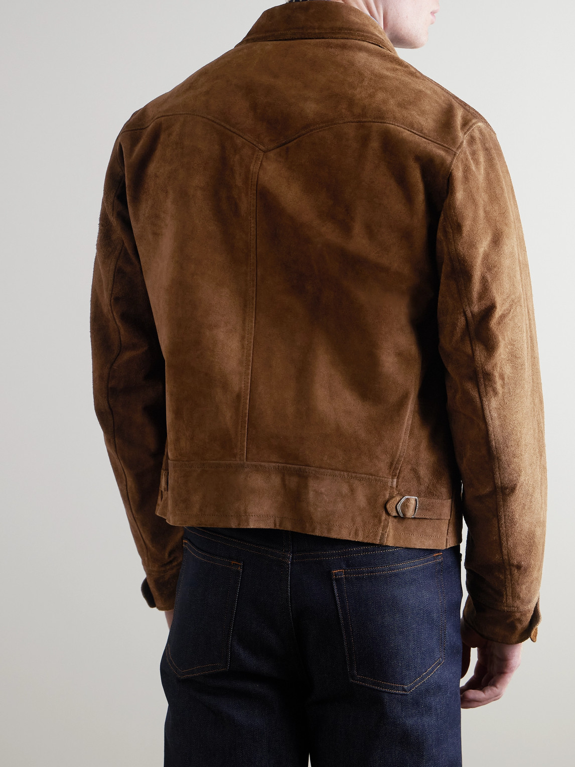  Rrl - Suede Jacket - Men - Brown - M 