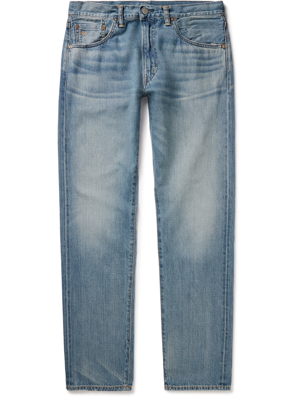 Rrl Slim-fit Jeans In Blue