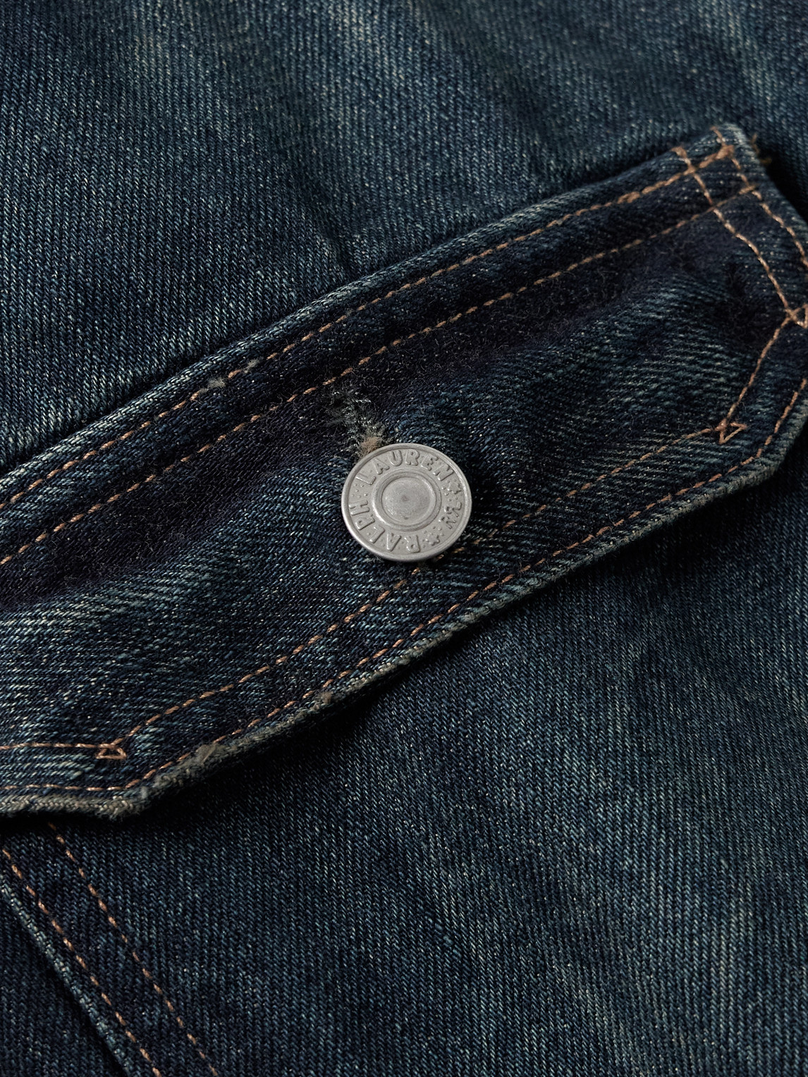 Rrl Type 2 Denim Trucker Jacket In Blue