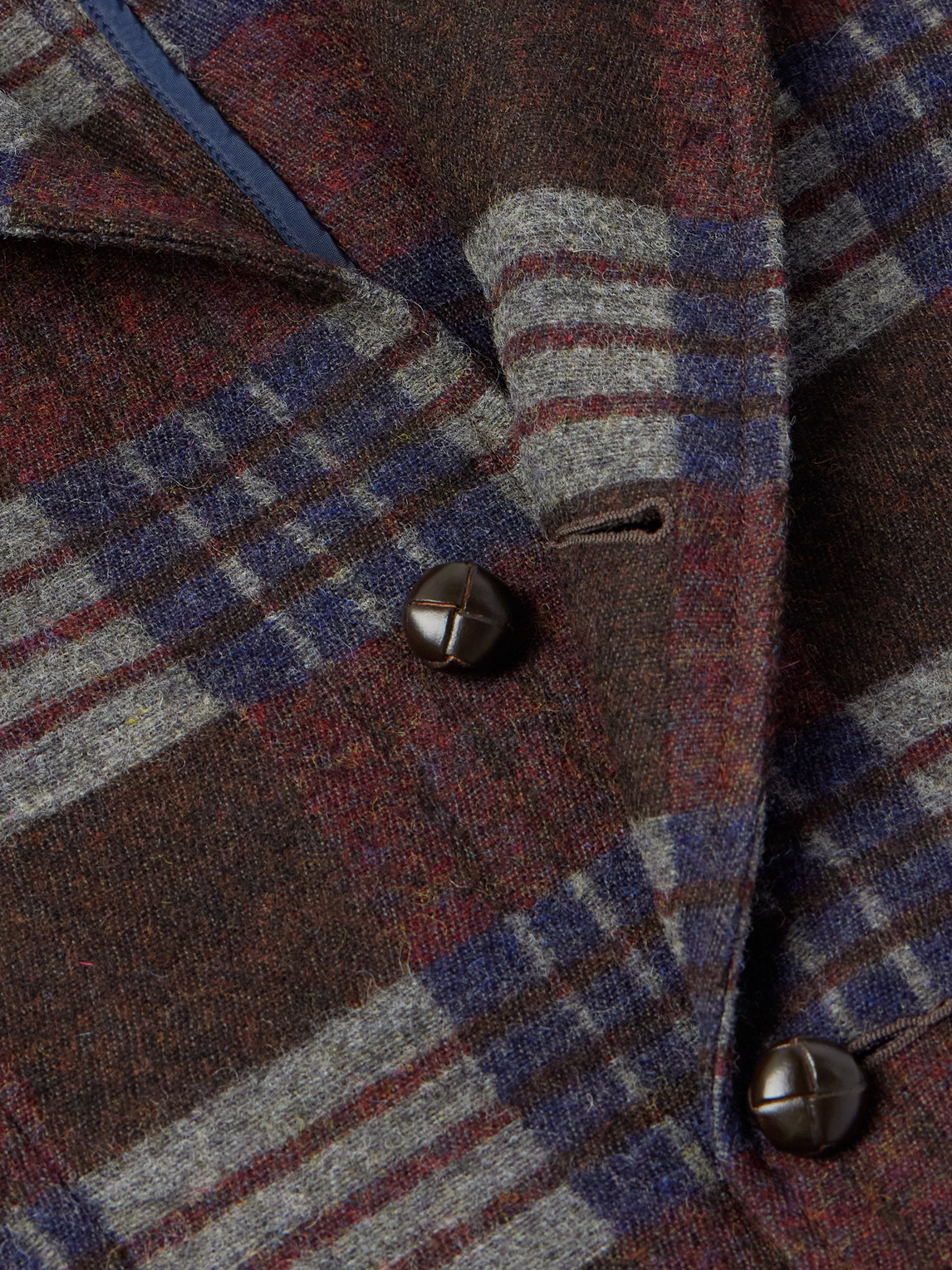 Shop Rrl Welston Checked Wool And Cotton-blend Blazer In Brown