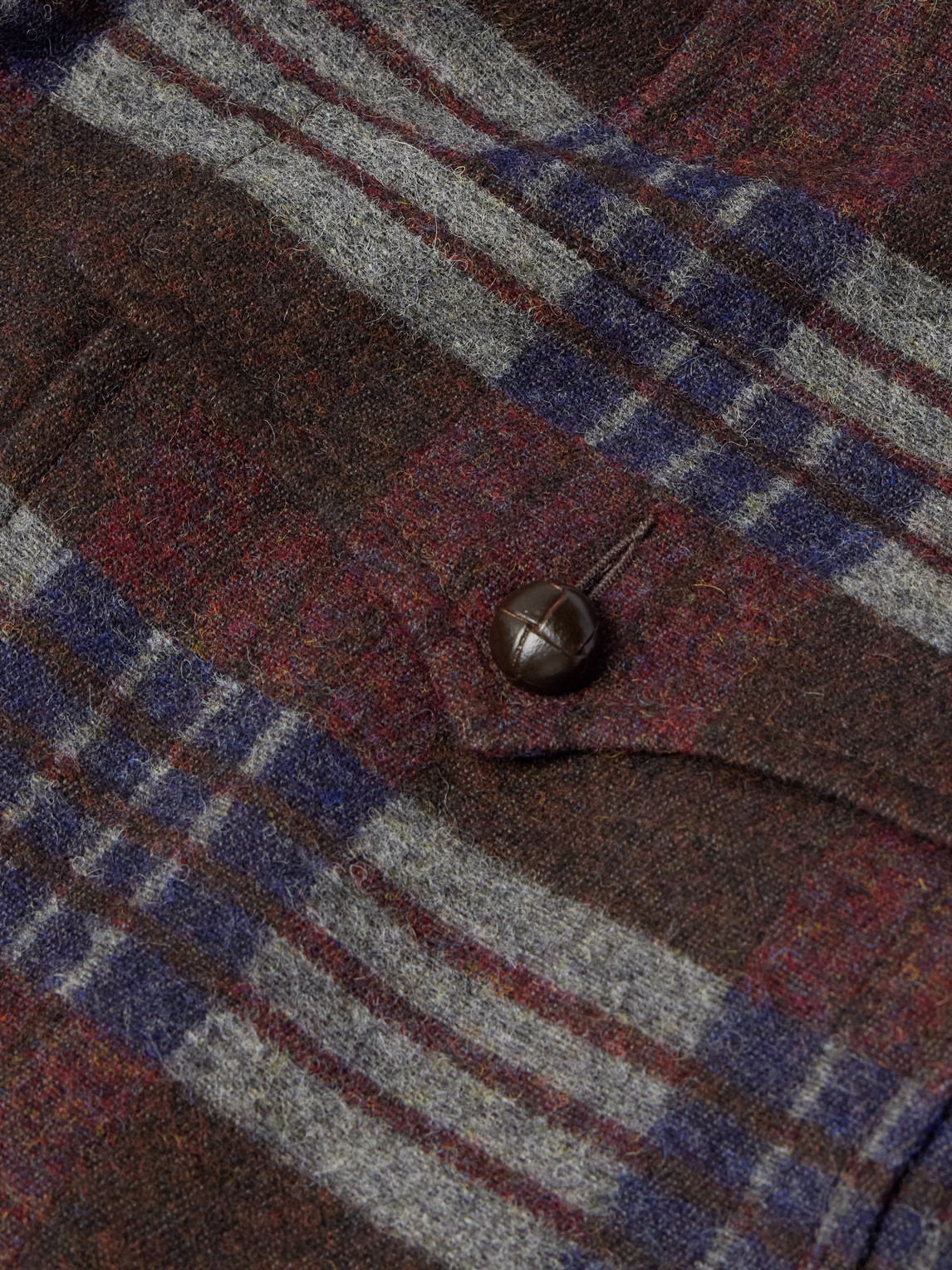 Shop Rrl Welston Checked Wool And Cotton-blend Blazer In Brown