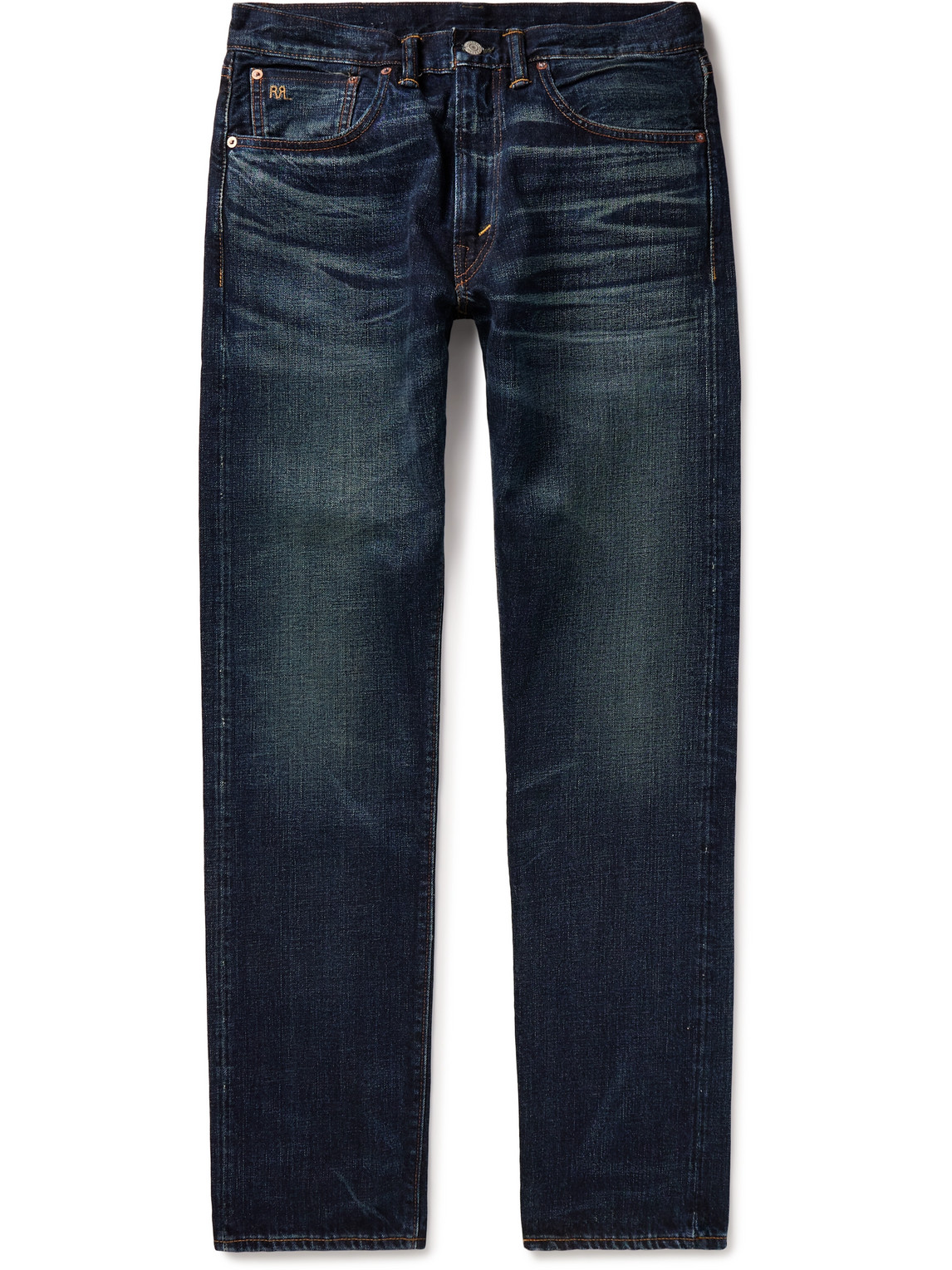 Rrl Slim-fit Jeans In Blue