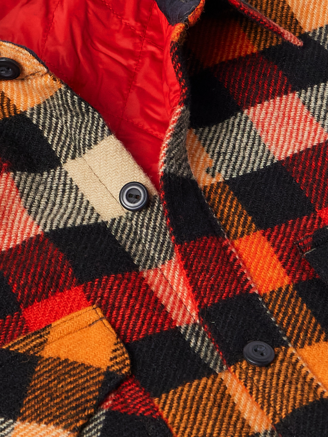 銚*丸様 RRL Ralph Lauren チェック柄ウールジャケットMサイズ 銚*丸