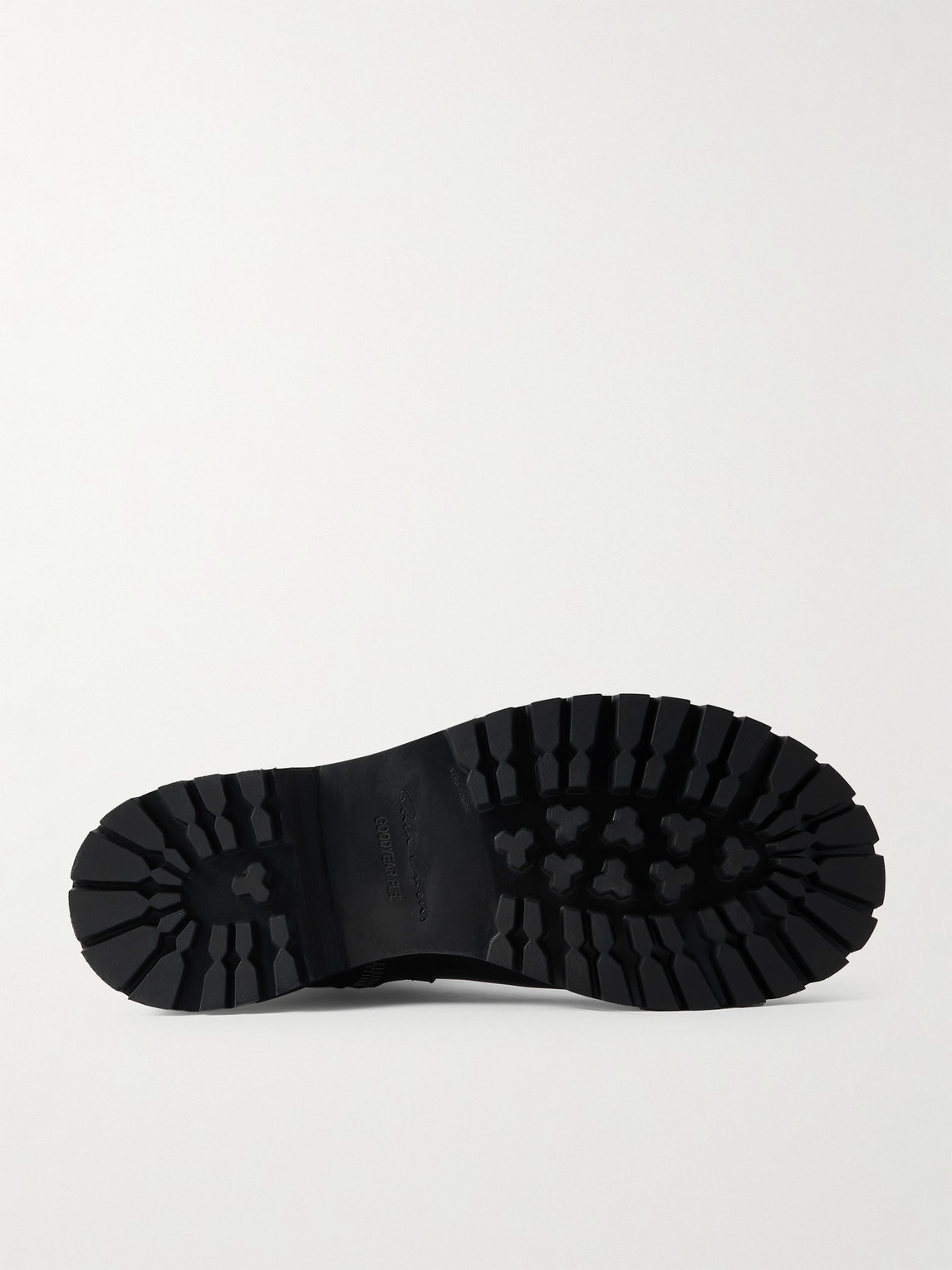 Rick Owens Army Creeper Leather Boots In Black
