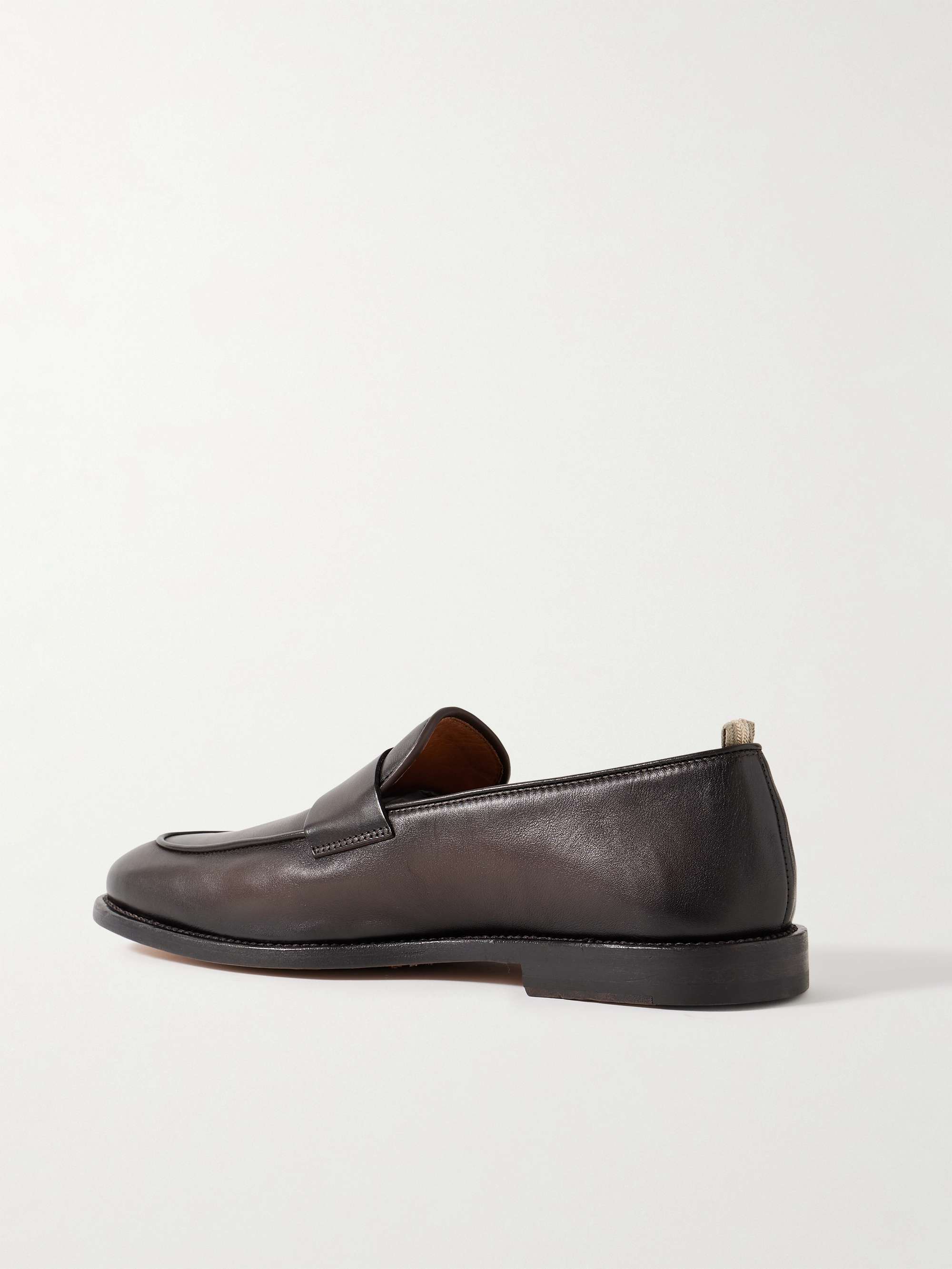 OFFICINE CREATIVE Opera Suede Penny Loafers