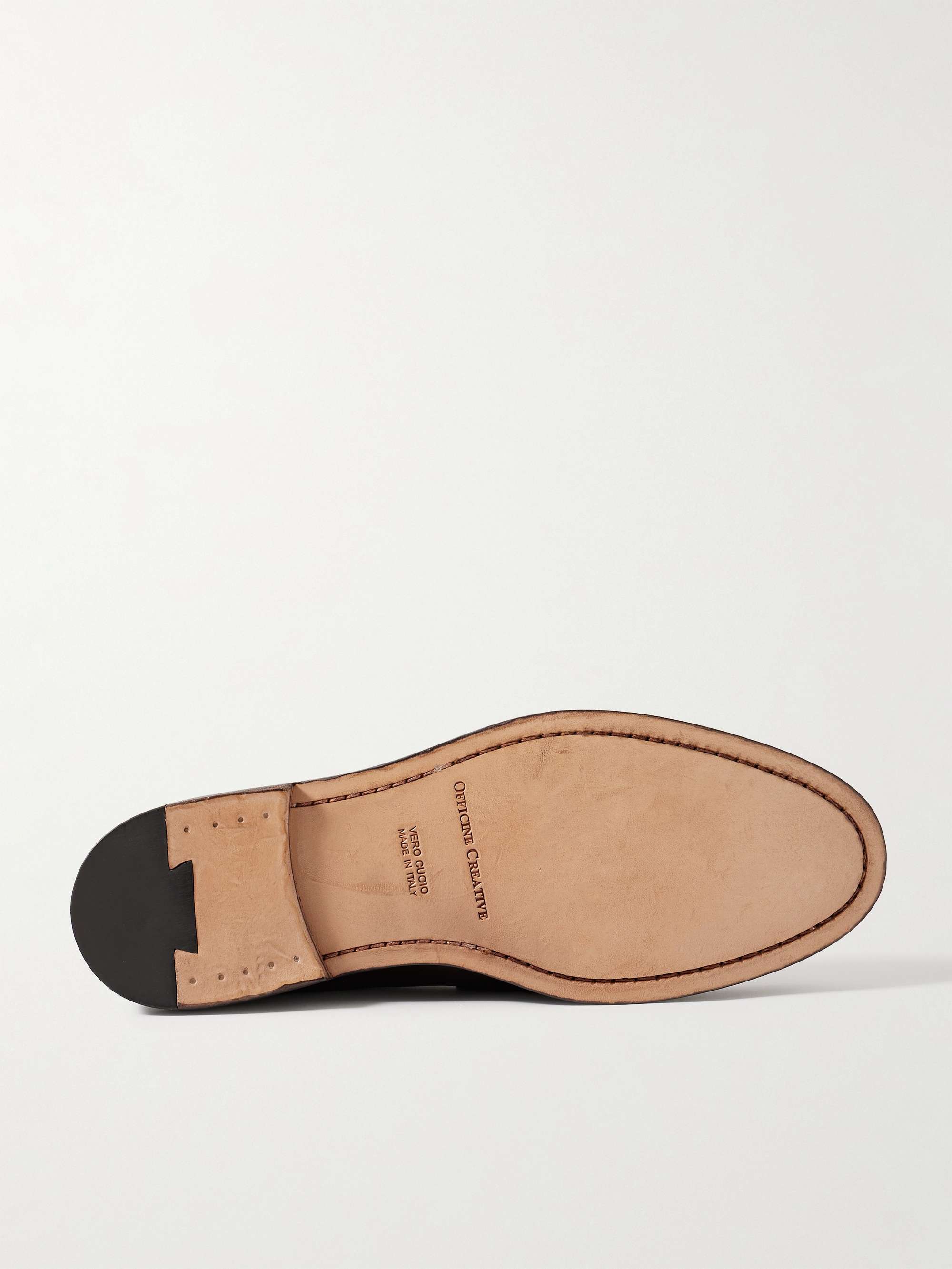 OFFICINE CREATIVE Opera Suede Penny Loafers