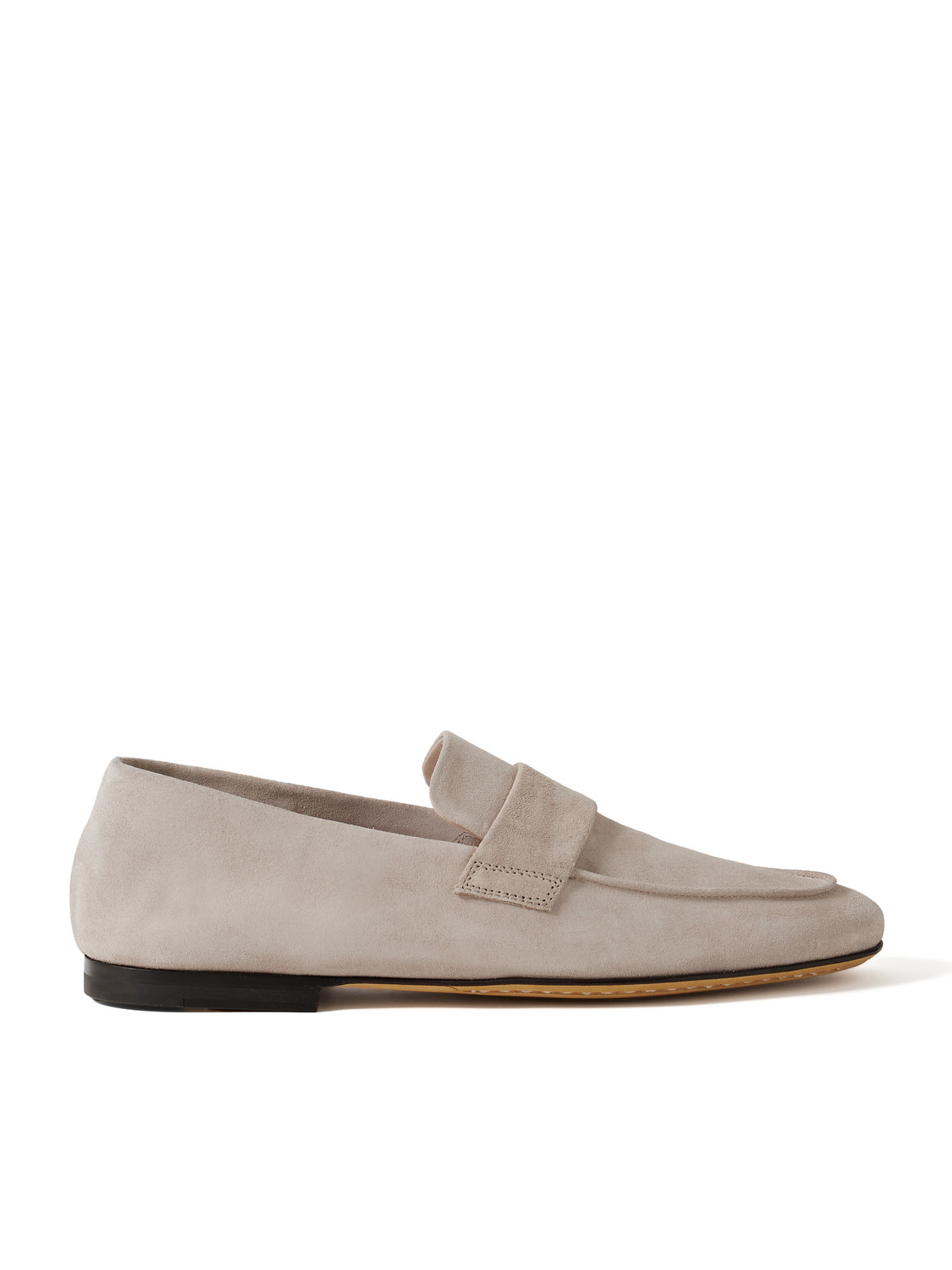 Officine Creative Airto Suede Leather Loafers In Neutrals