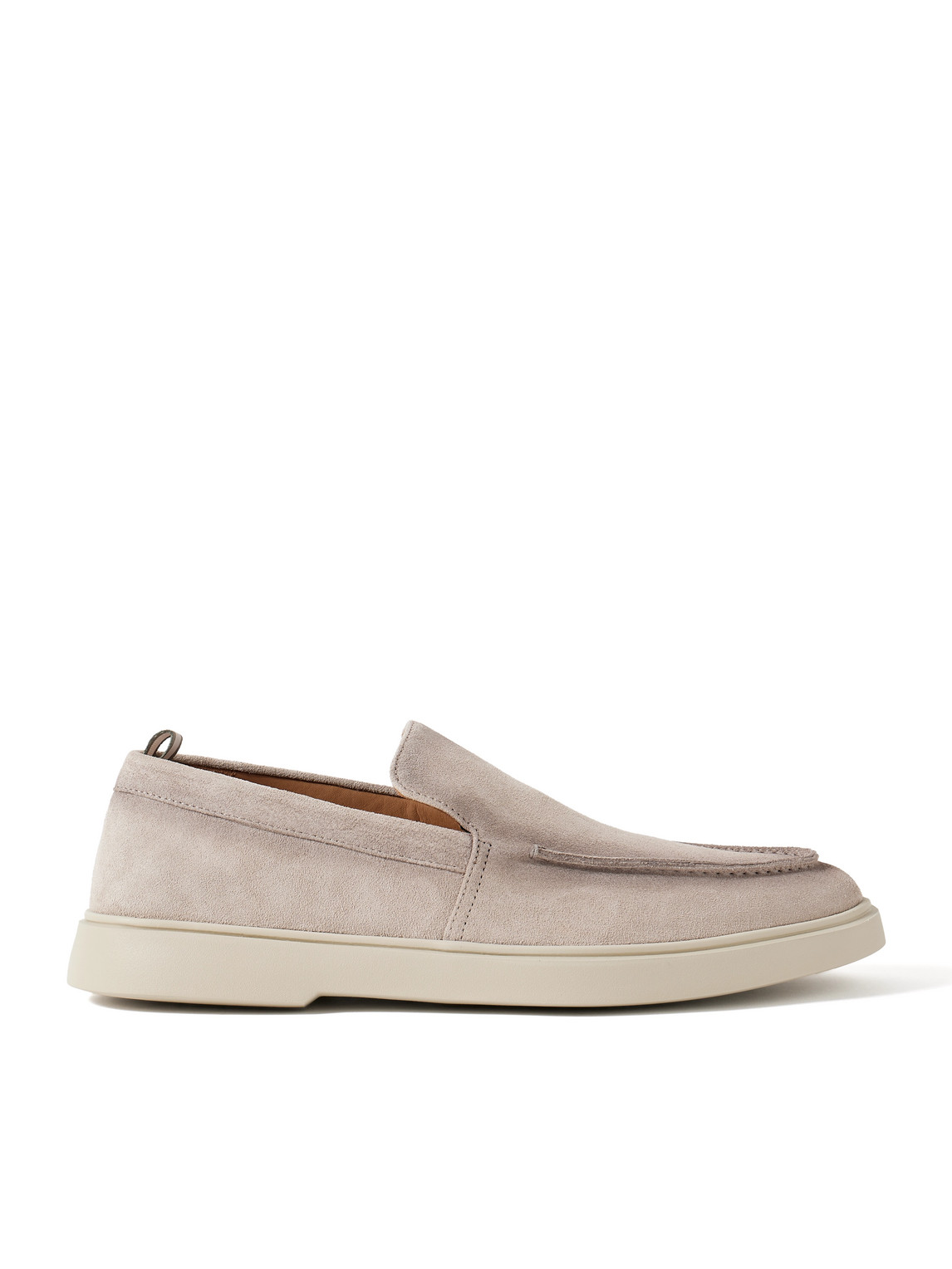 Officine Creative Herbie 006 Suede Loafers In Neutrals