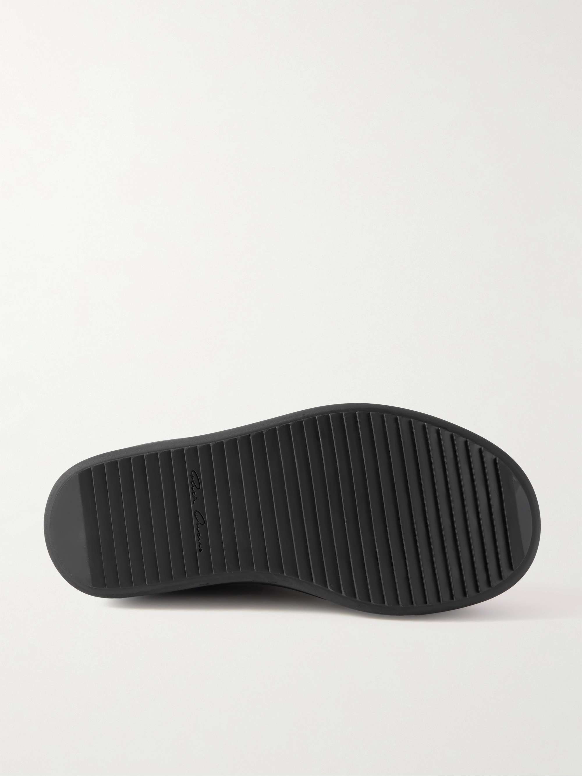 RICK OWENS Mega Bumper Leather High-Top Sneakers for Men RICK OWENS Mega Bumper Leather High-Top Sneakers for Men