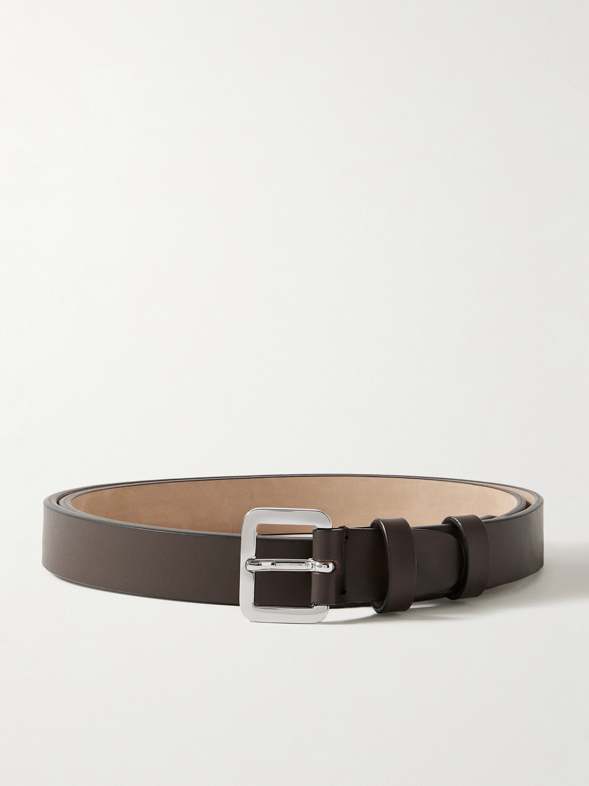 MR P. 2.5cm Leather Belt - Men