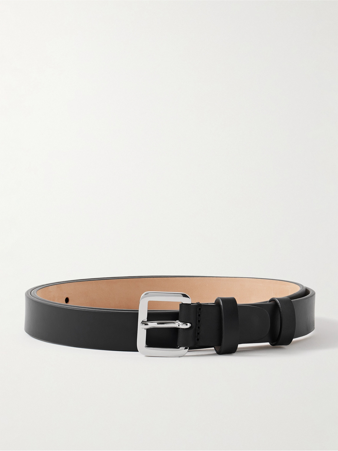 MR P. 2.5cm Leather Belt - Men