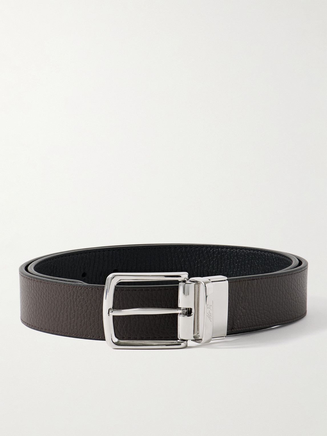 MR P. 3cm Reversible Full-Grain Leather Belt - Men
