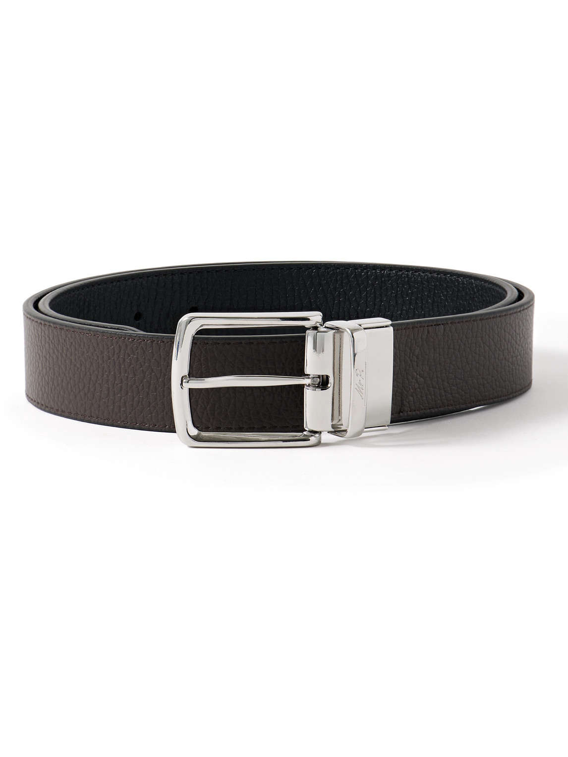 3cm Reversible Full-Grain Leather Belt