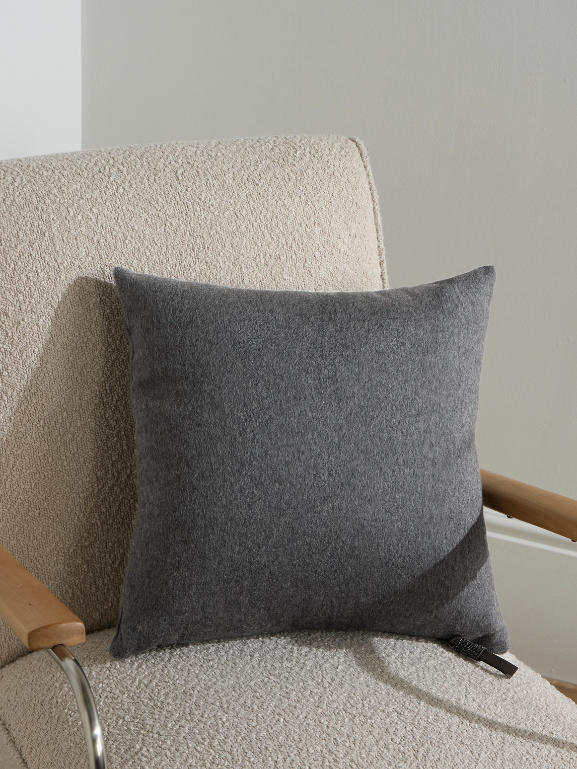 Brunello Cucinelli Bead-Embellished Brushed-Cashmere Cushion - Men