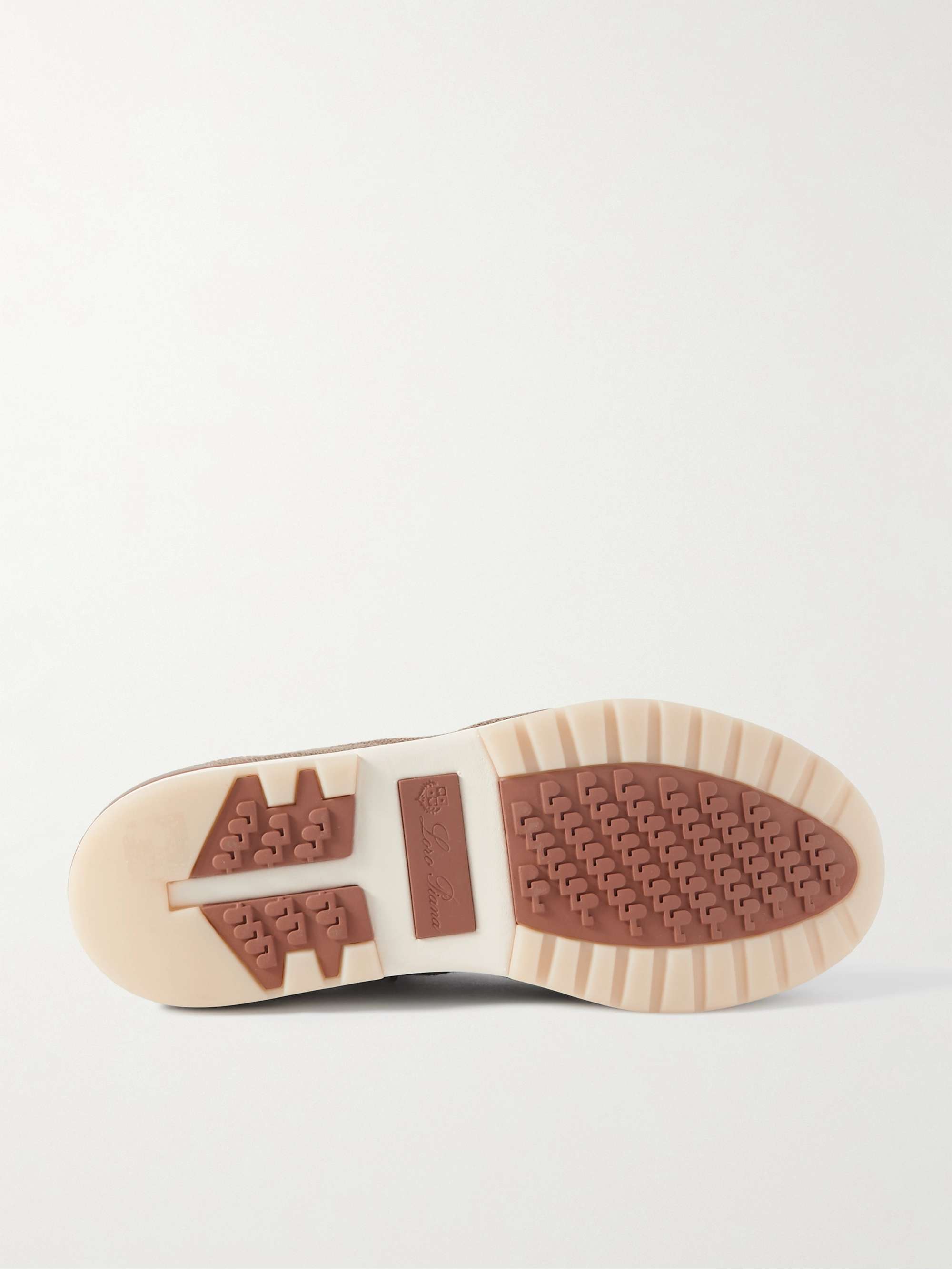 LORO PIANA Sneakers in lana Wish con finiture in pelle 360 Flexy Walk