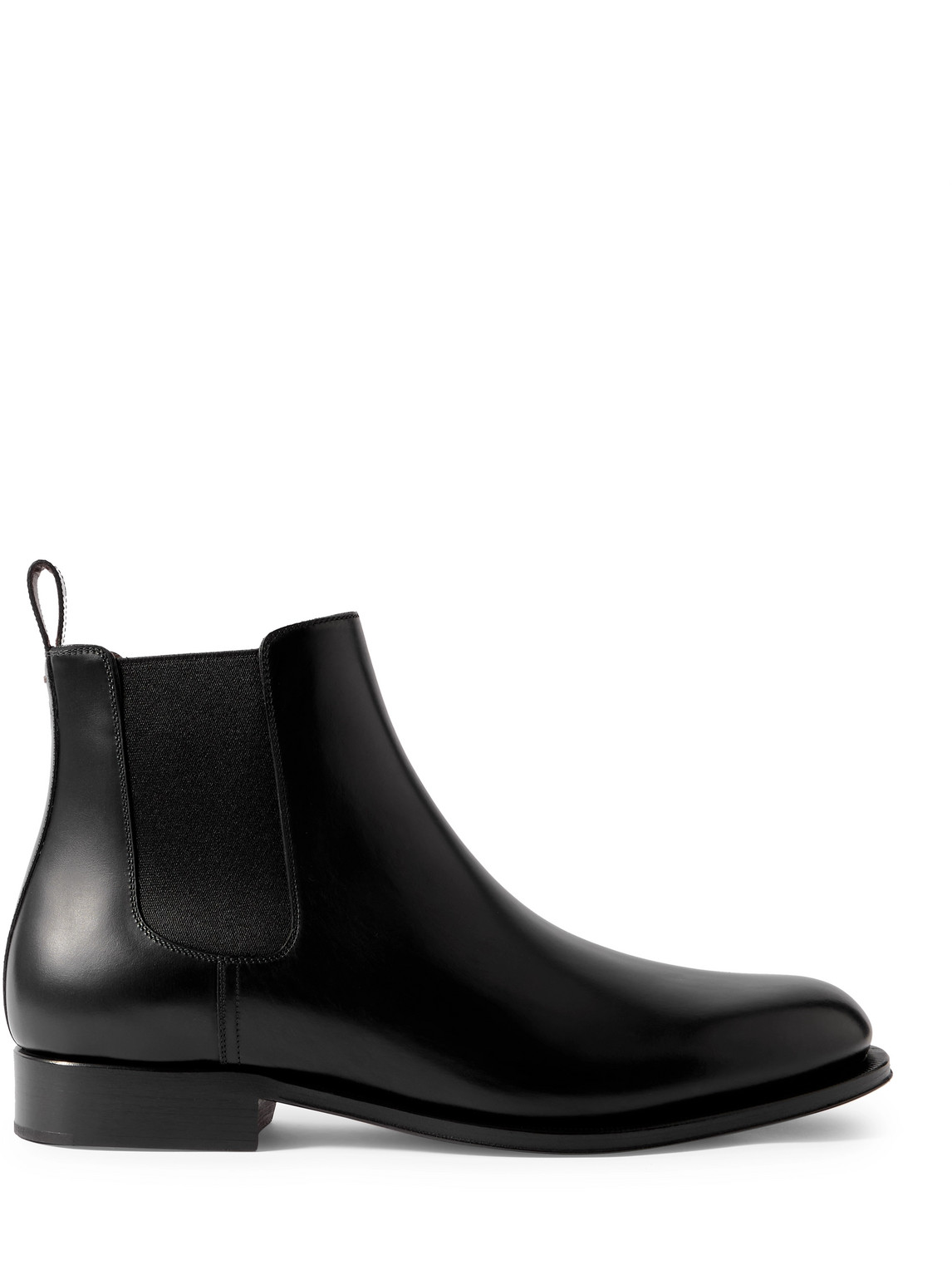 Loro Piana Rory Walk Leather Chelsea Boots In Black