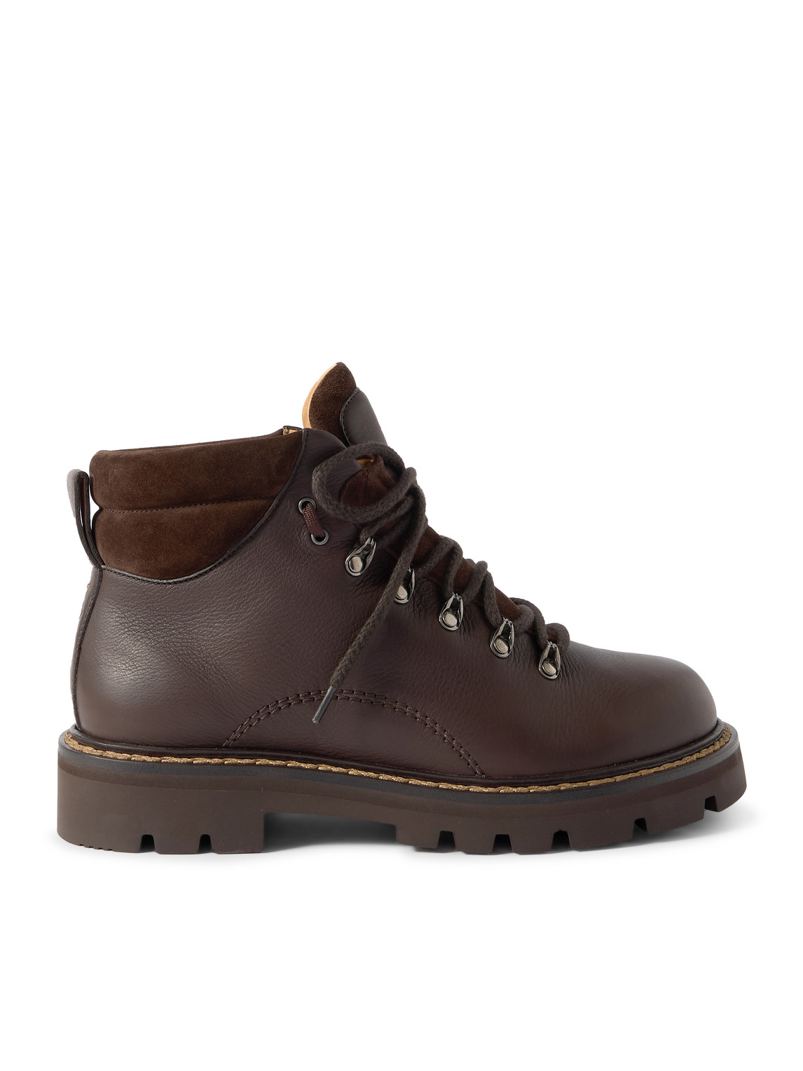 Beinn Walk Shearling-Lined Leather and Padded Suede Boots