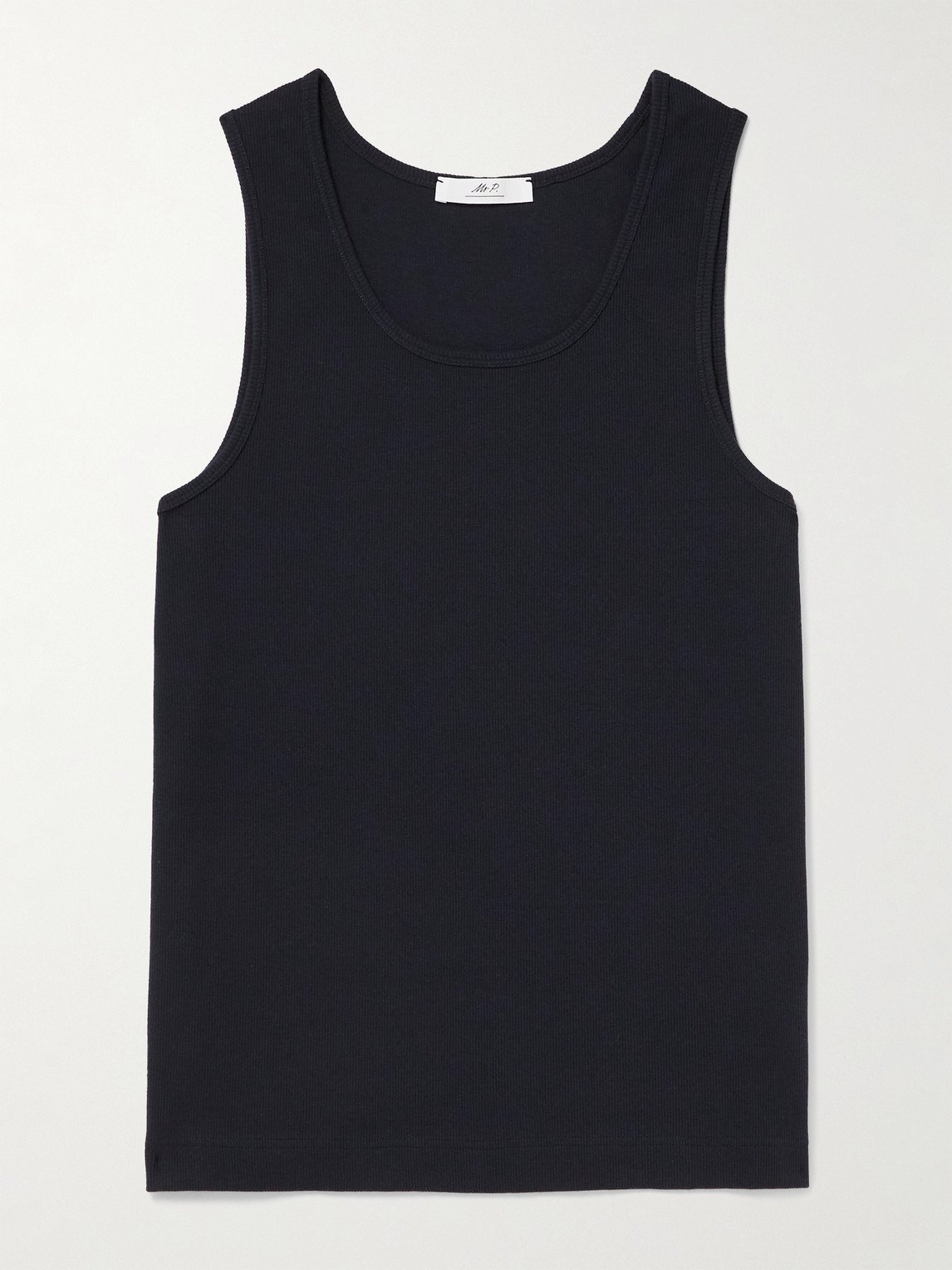 MR P. Ribbed Stretch-Organic Cotton-Jersey Tank Top - Men
