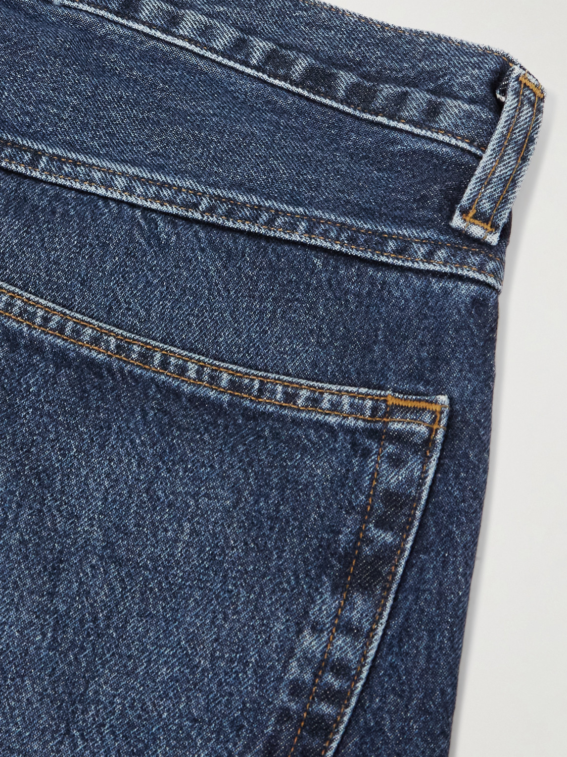 Agolde Fusion Straight-leg Organic Jeans In Blue