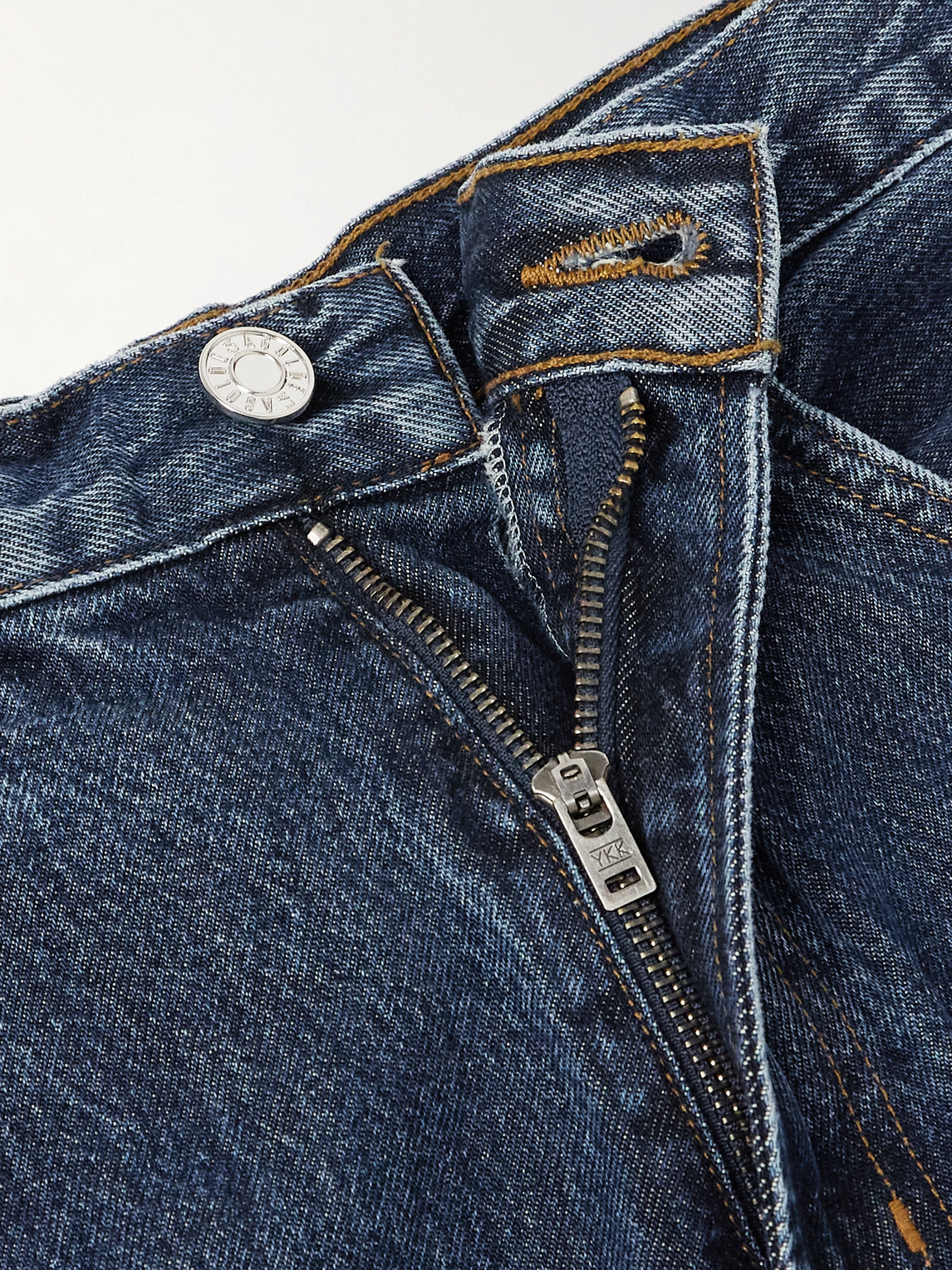 Agolde Fusion Straight-leg Organic Jeans In Blue