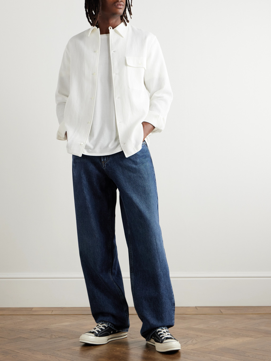 Agolde Fusion Straight-leg Organic Jeans In Blue