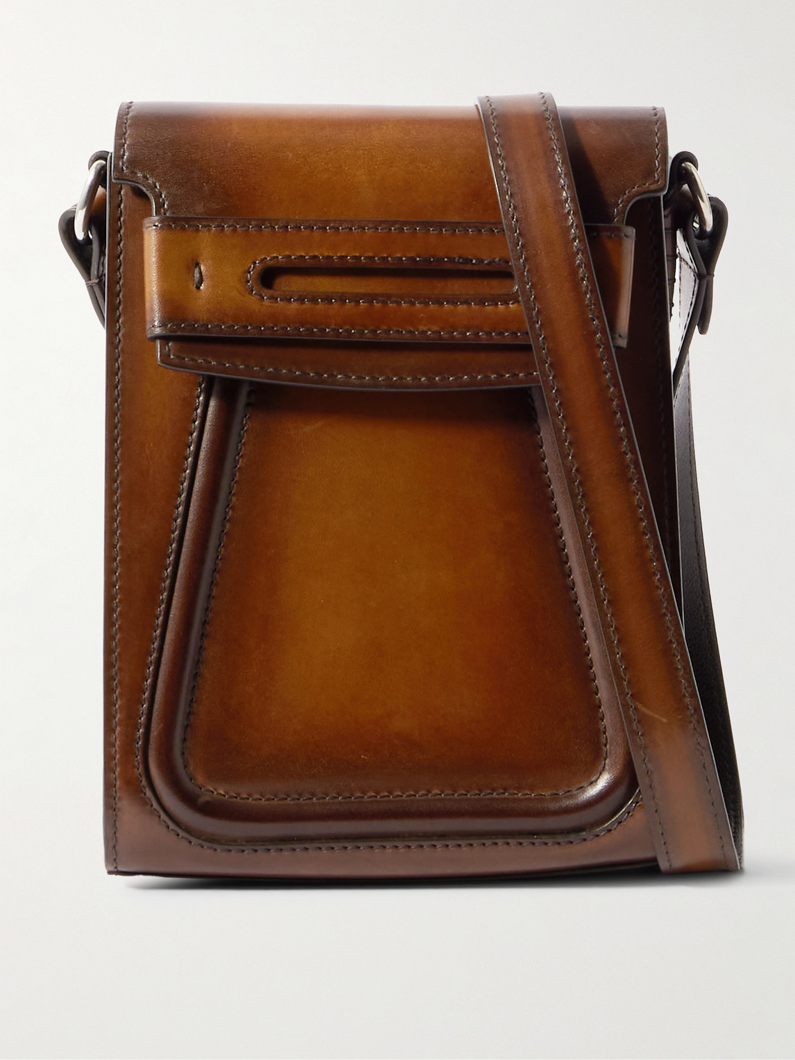 Berluti Andy Venezia Leather Phone Pouch - Men