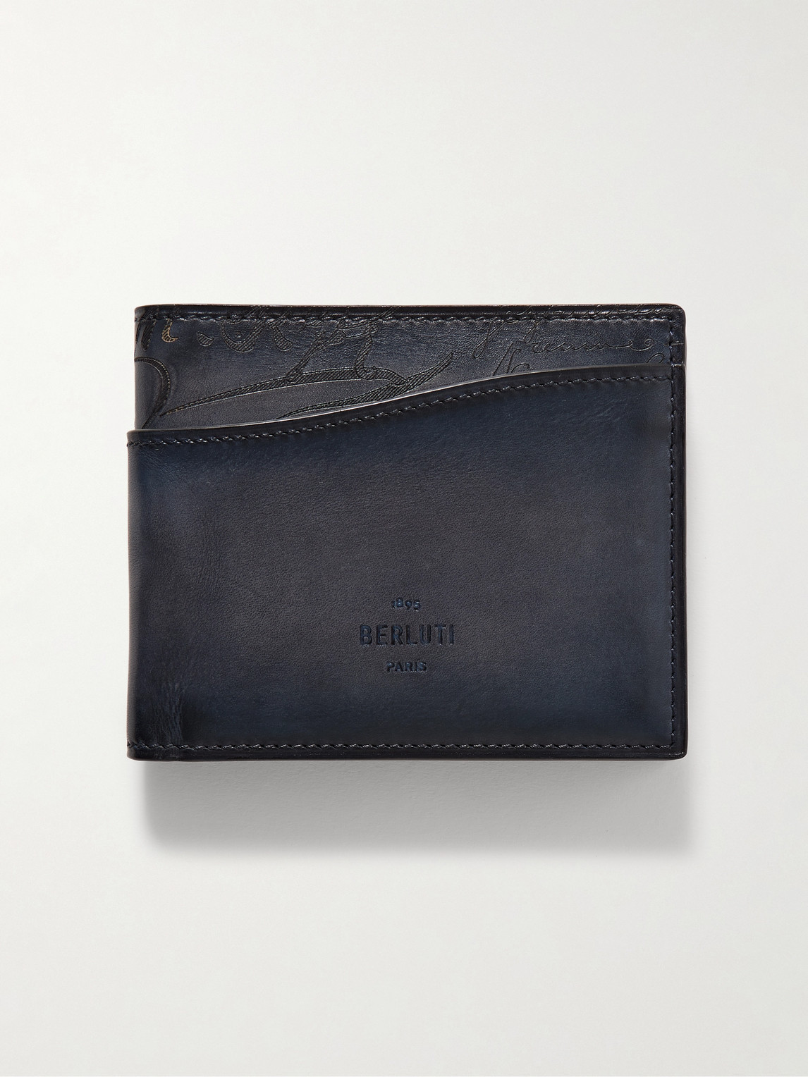 Berluti Makore Neo Scritto Venezia Leather Billfold Wallet - Men