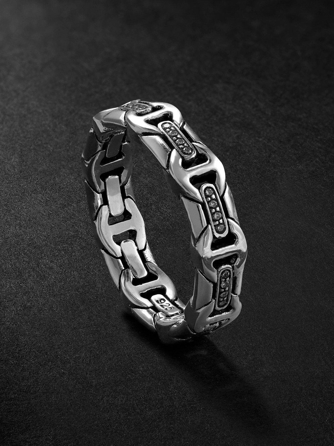 Hoorsenbuhs Wall Dame Sterling Silver Diamond Ring