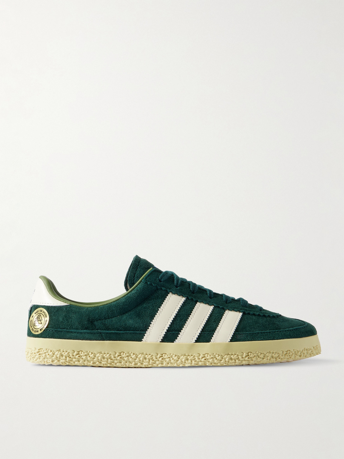 Roelee SPZL Leather-Trimmed Suede Sneakers