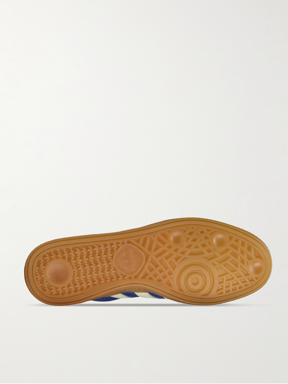 Adidas Originals Handball Cup Spezial Leather-trimmed Suede Sneakers In Blue