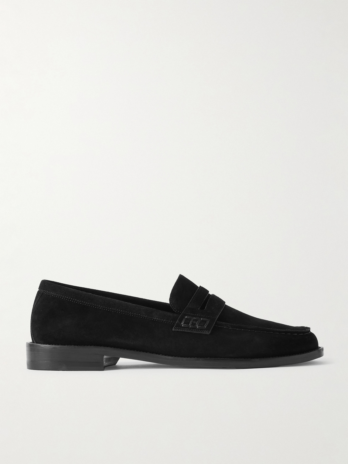 Manolo Blahnik Perry Suede Penny Loafers - Men