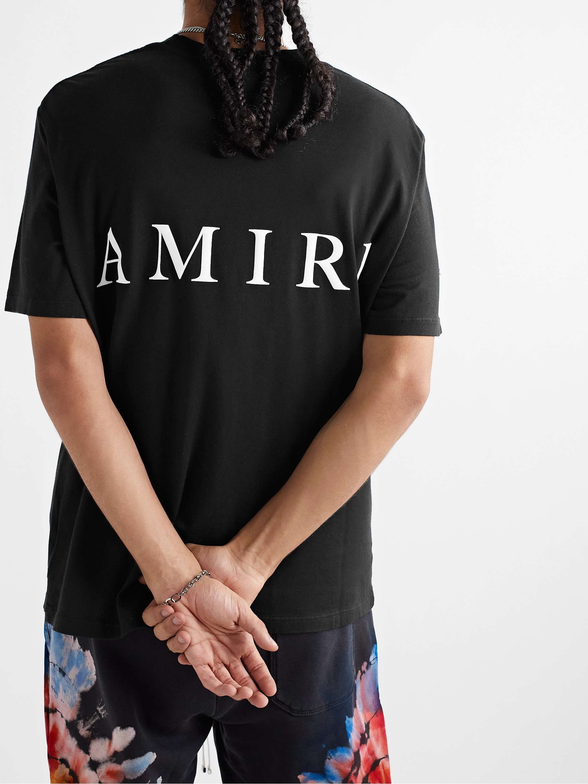 AMIRI Logo-Print Cotton-Jersey T-Shirt