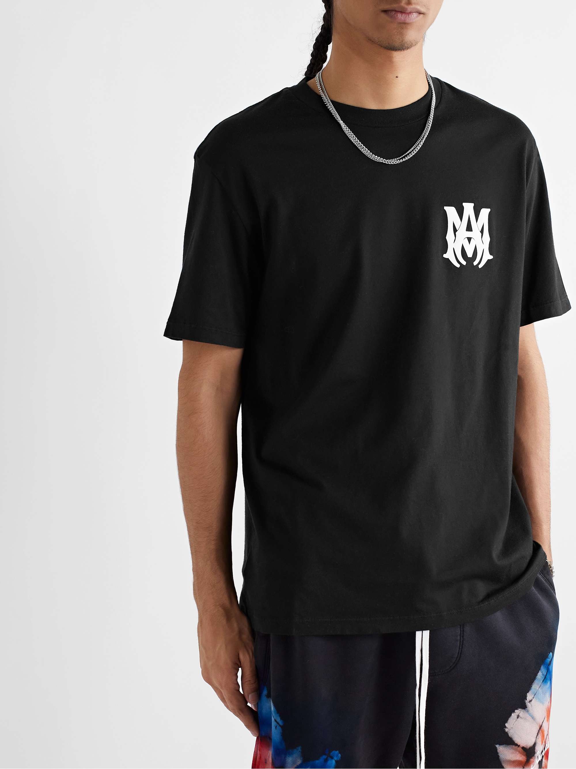 AMIRI Logo-Print Cotton-Jersey T-Shirt