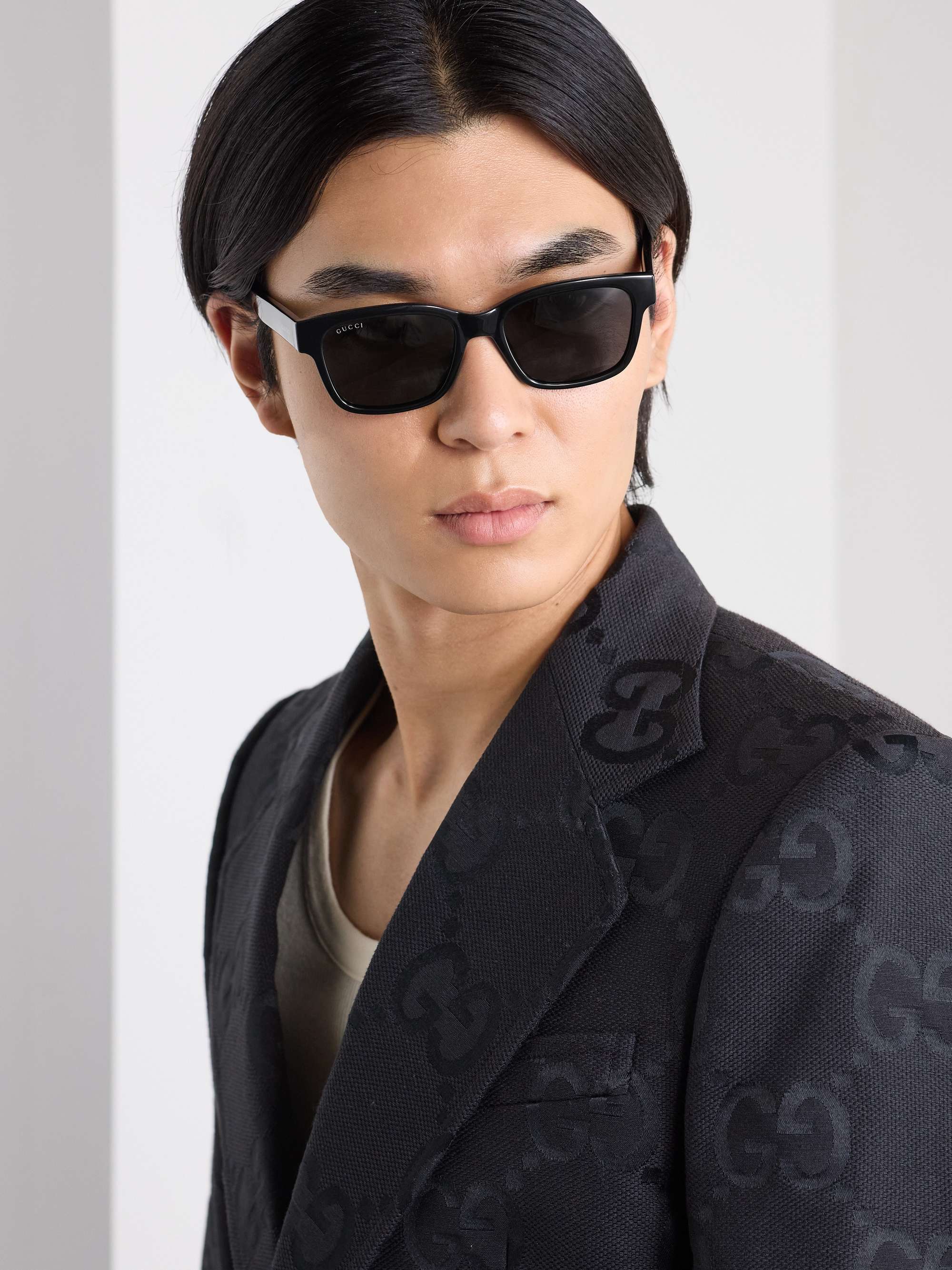 D Frame Acetate Sunglasses