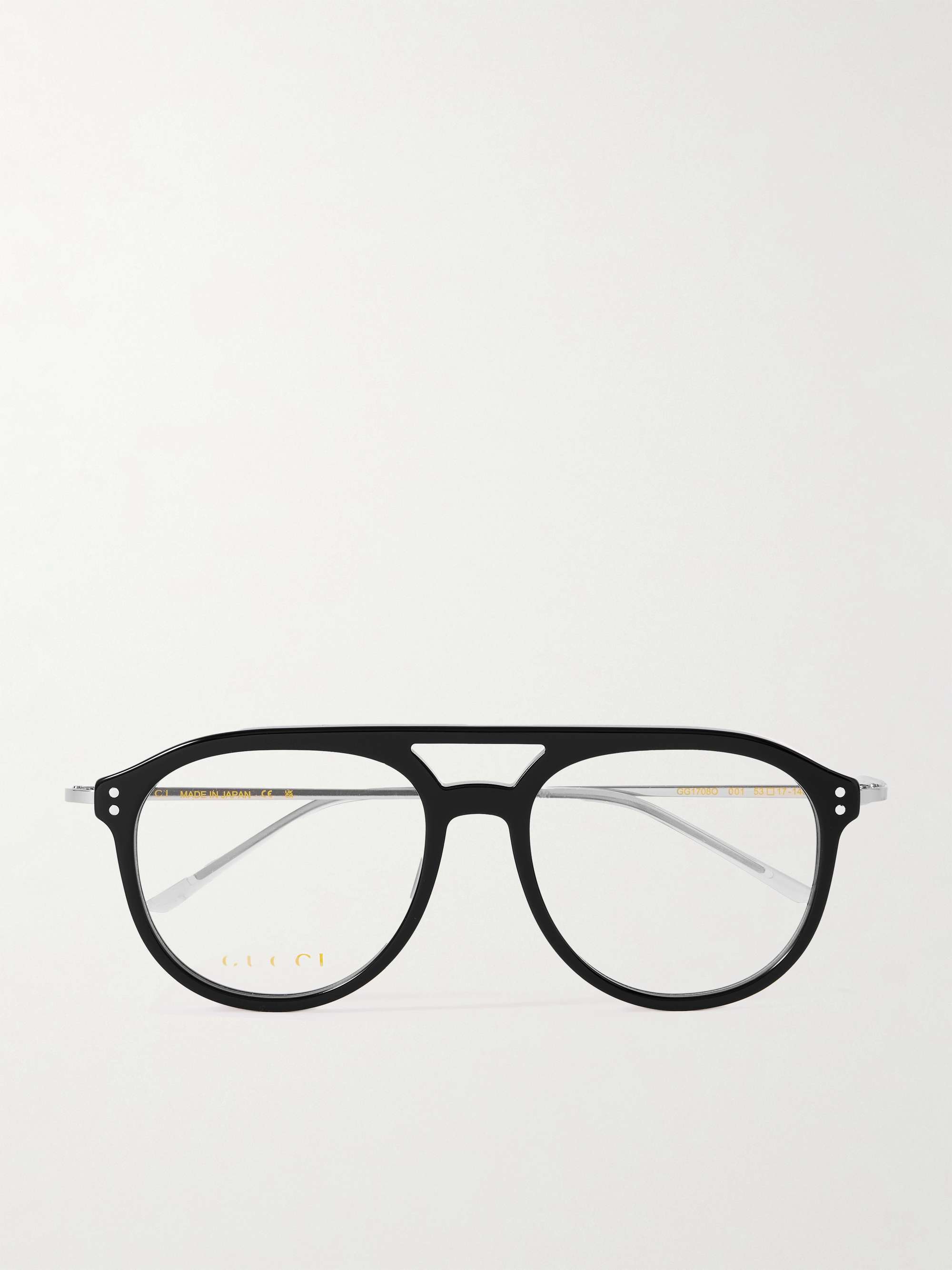 Gucci aviator optical glasses hotsell