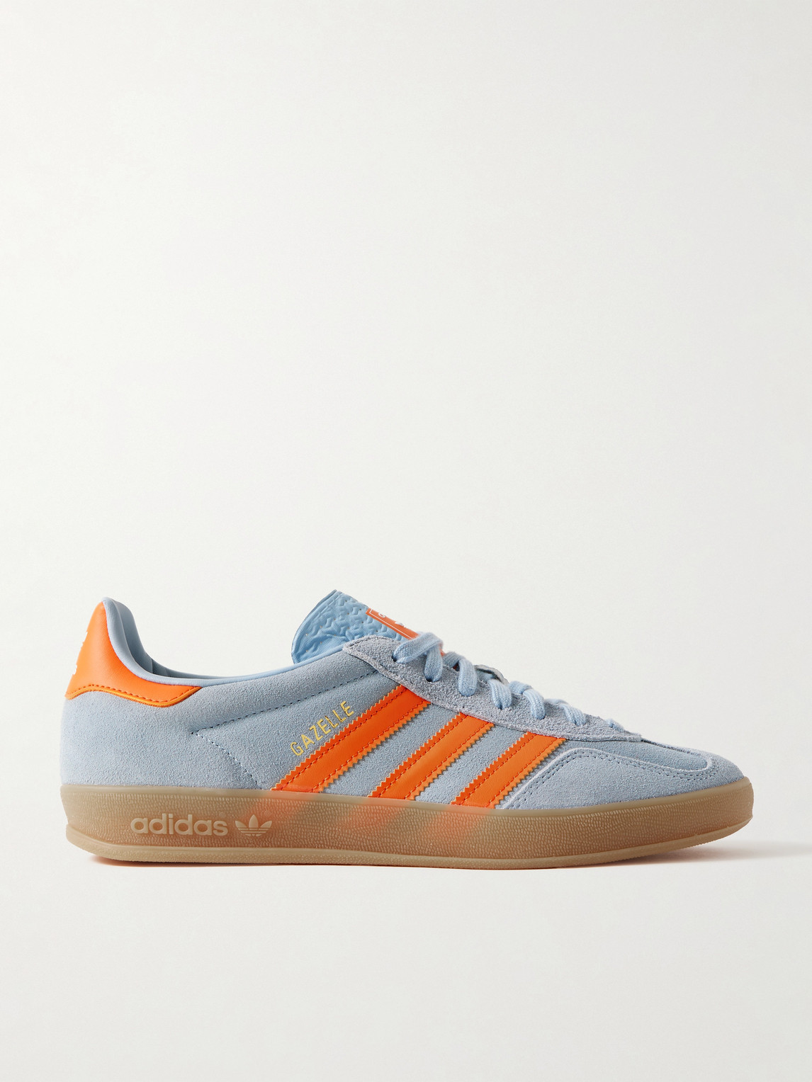 Gazelle Indoor Leather-Trimmed Suede Sneakers