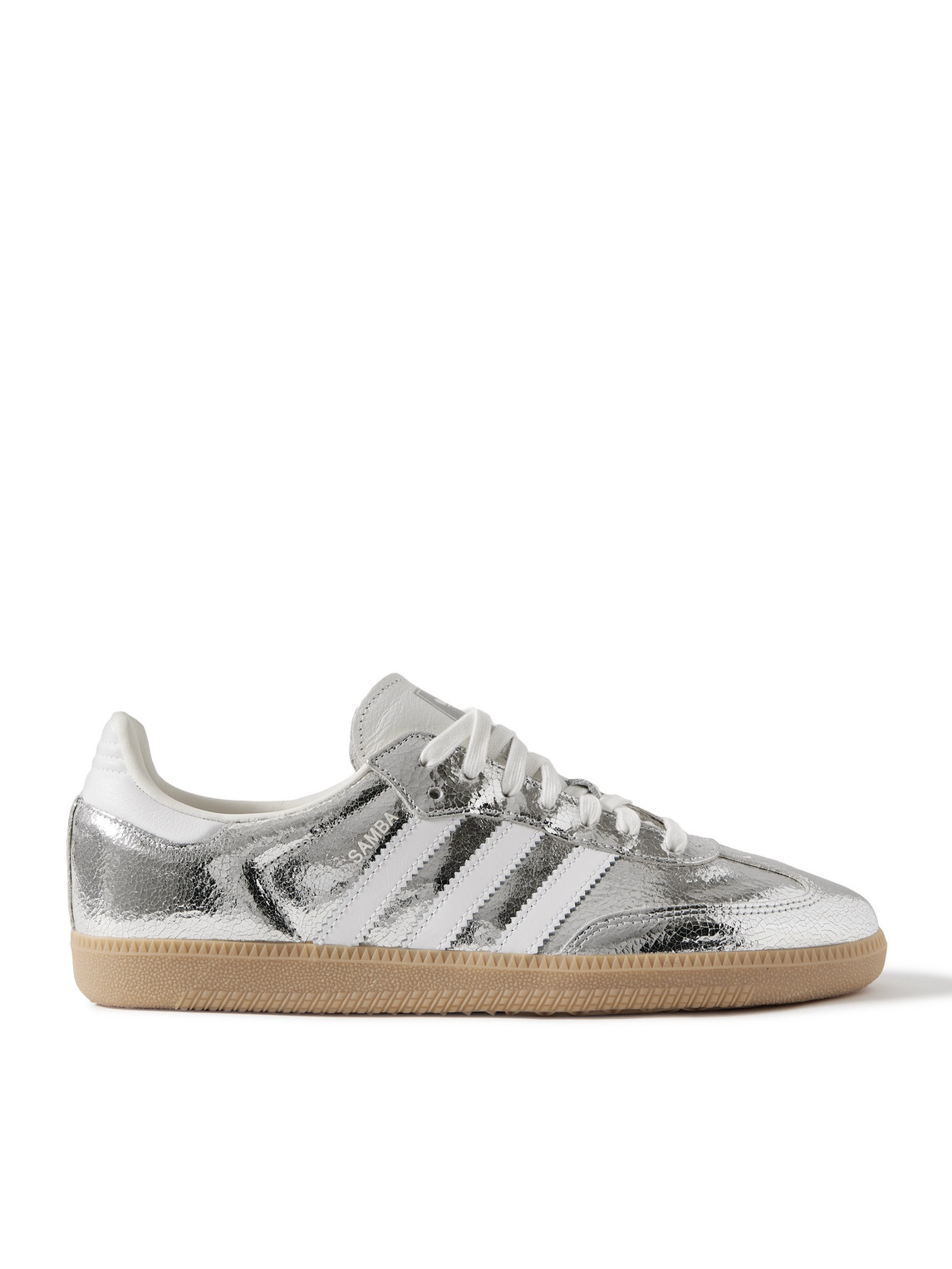 Samba OG Metallic Leather Sneakers