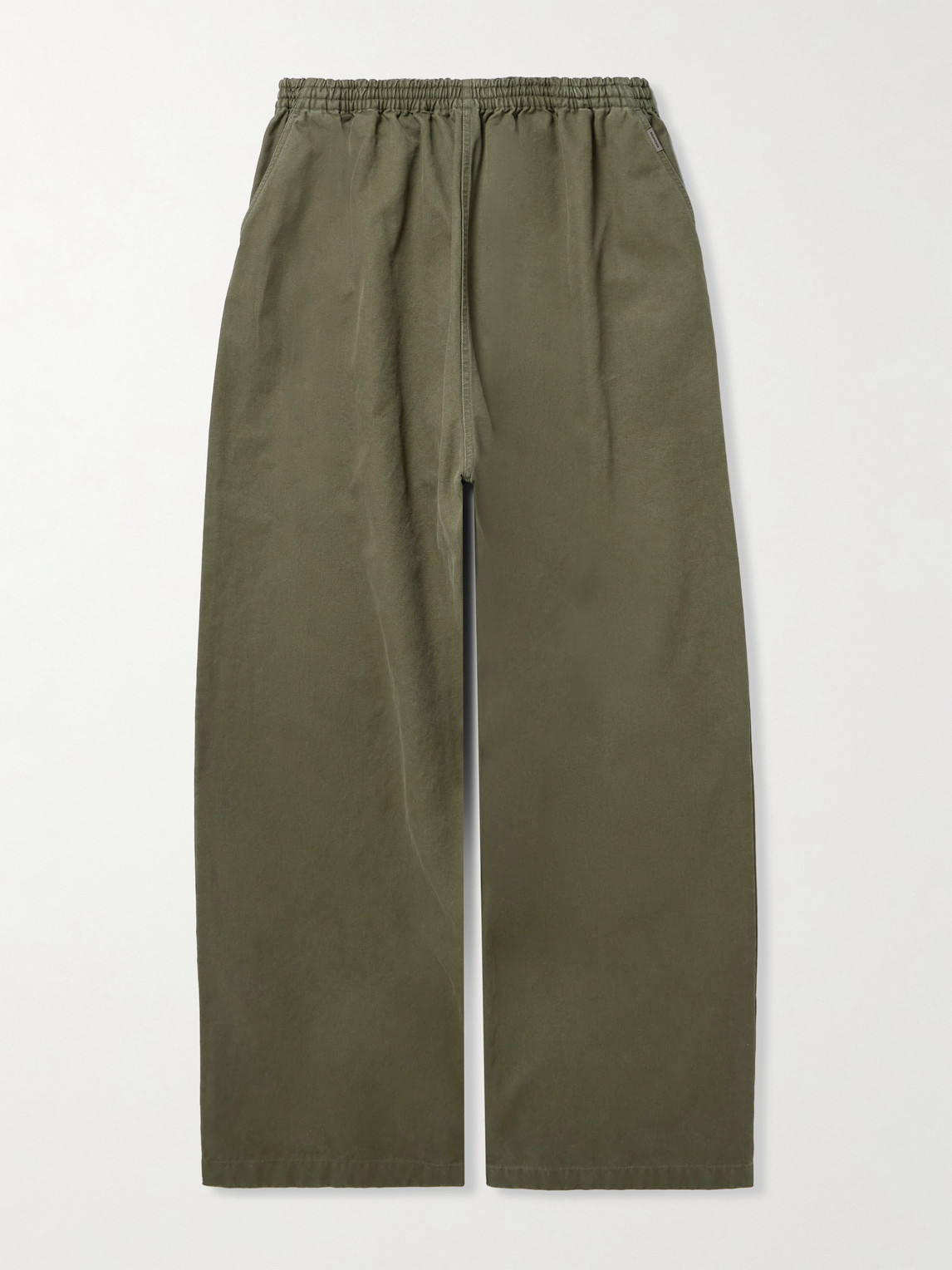 Balenciaga Wide-Leg Cotton-Twill Trousers - Men