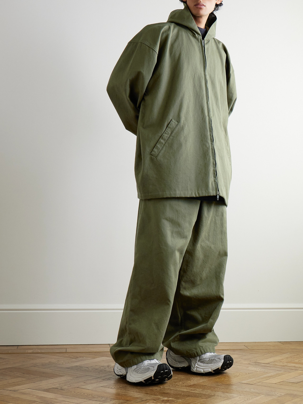 Cotton-Canvas Hooded Jacket — 2