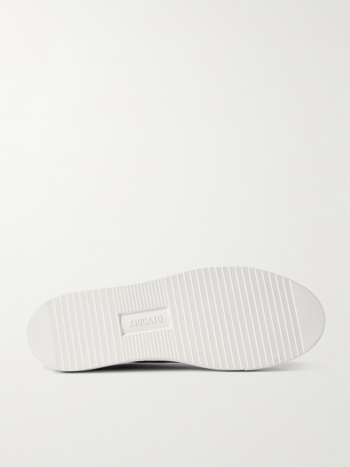 AXEL ARIGATO CLEAN 90 LEATHER-TRIMMED SUEDE SNEAKERS