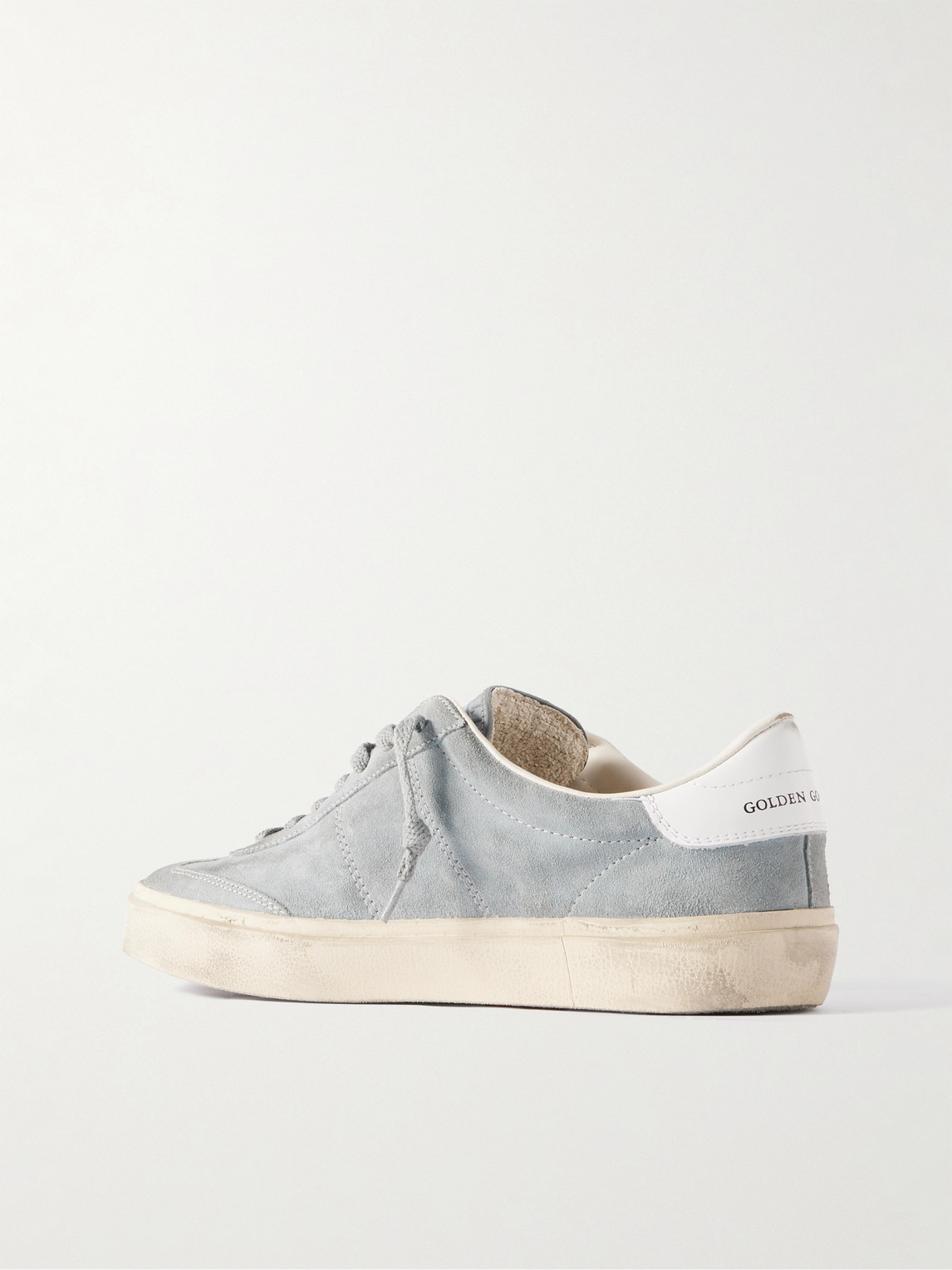 Golden Goose Low Top Suede Sneakers In Gray