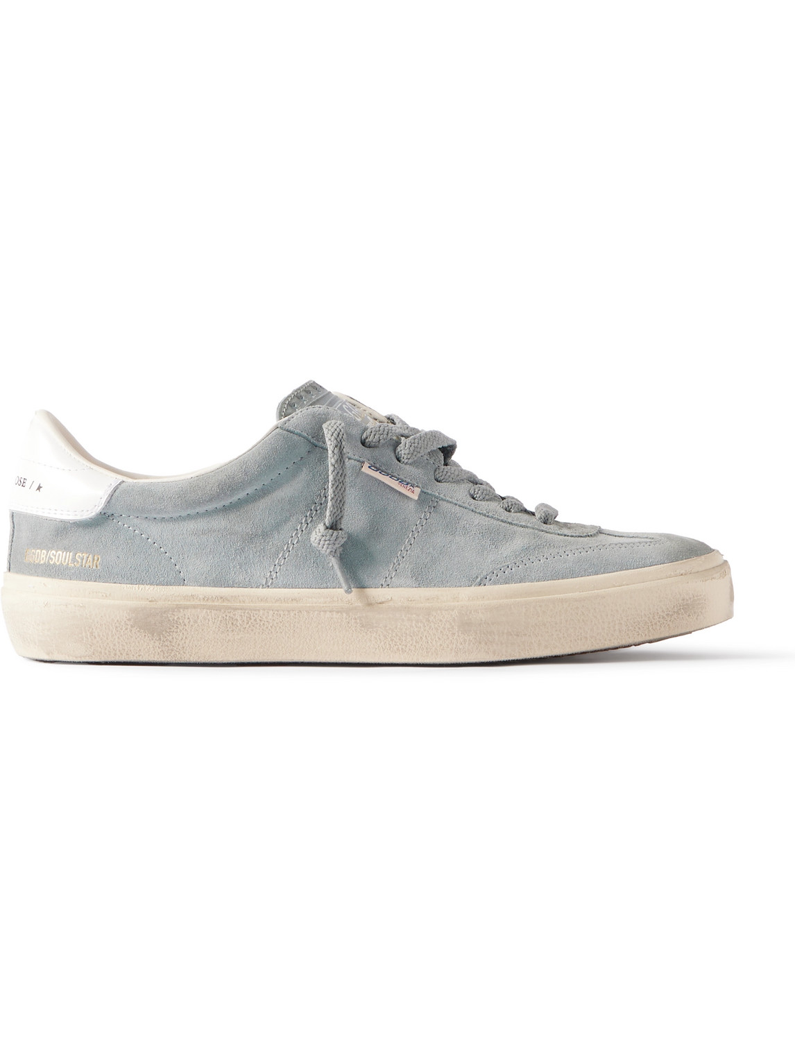 Golden Goose Low Top Suede Sneakers In Gray