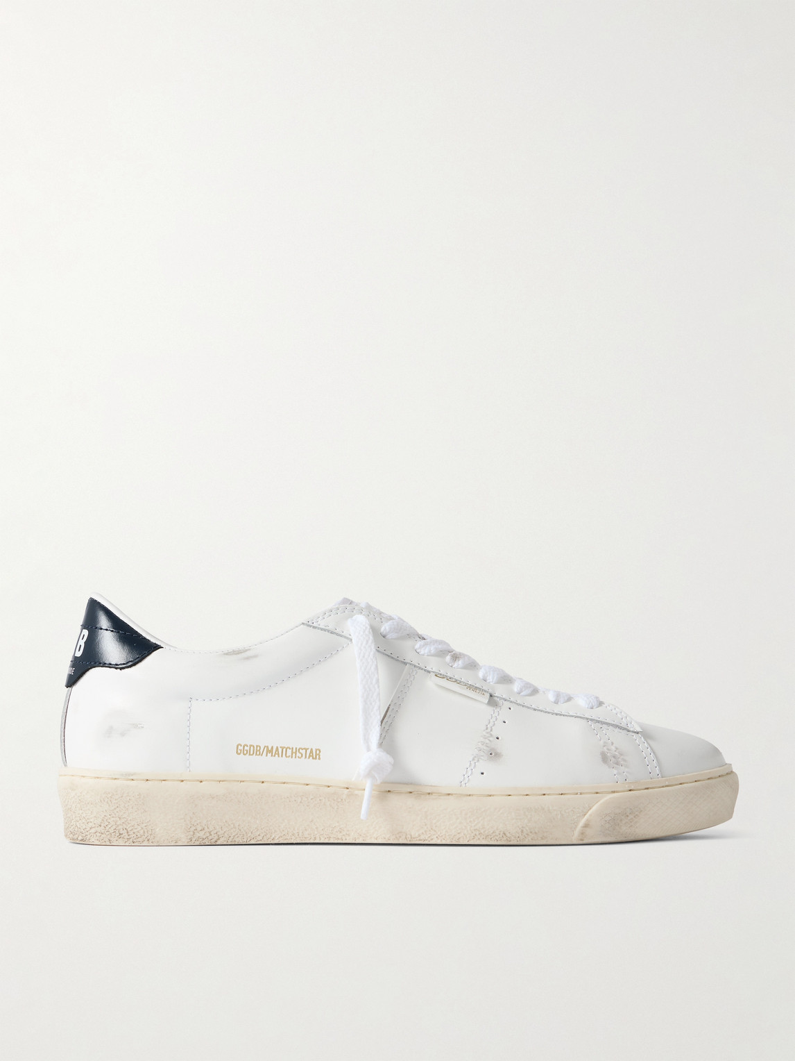 Golden Goose Matchstar Distressed Leather Sneakers - Men