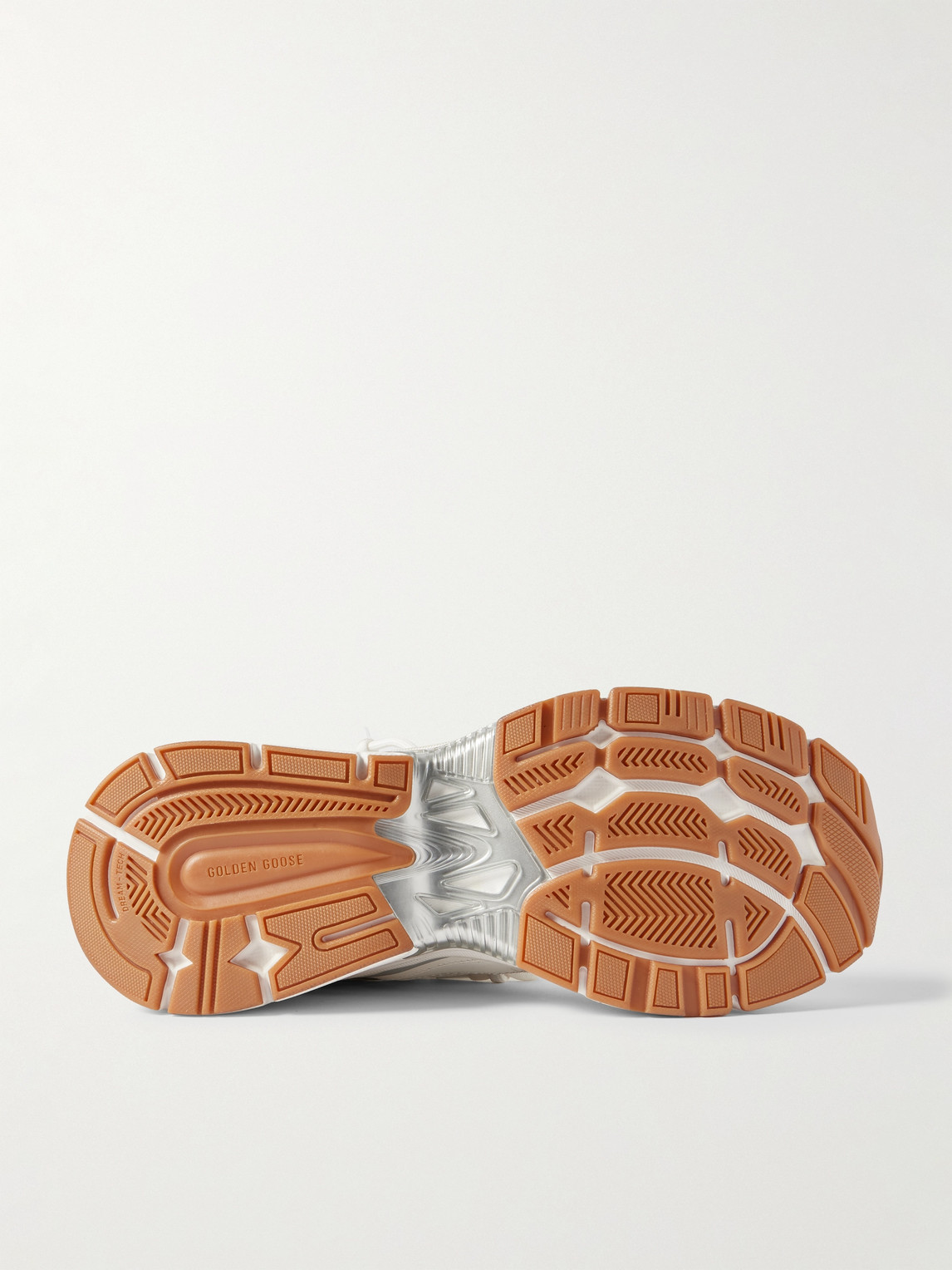 Golden Goose Lightstar Net Leather And Suede Upper Tpu Star Net Heel And Spur In White