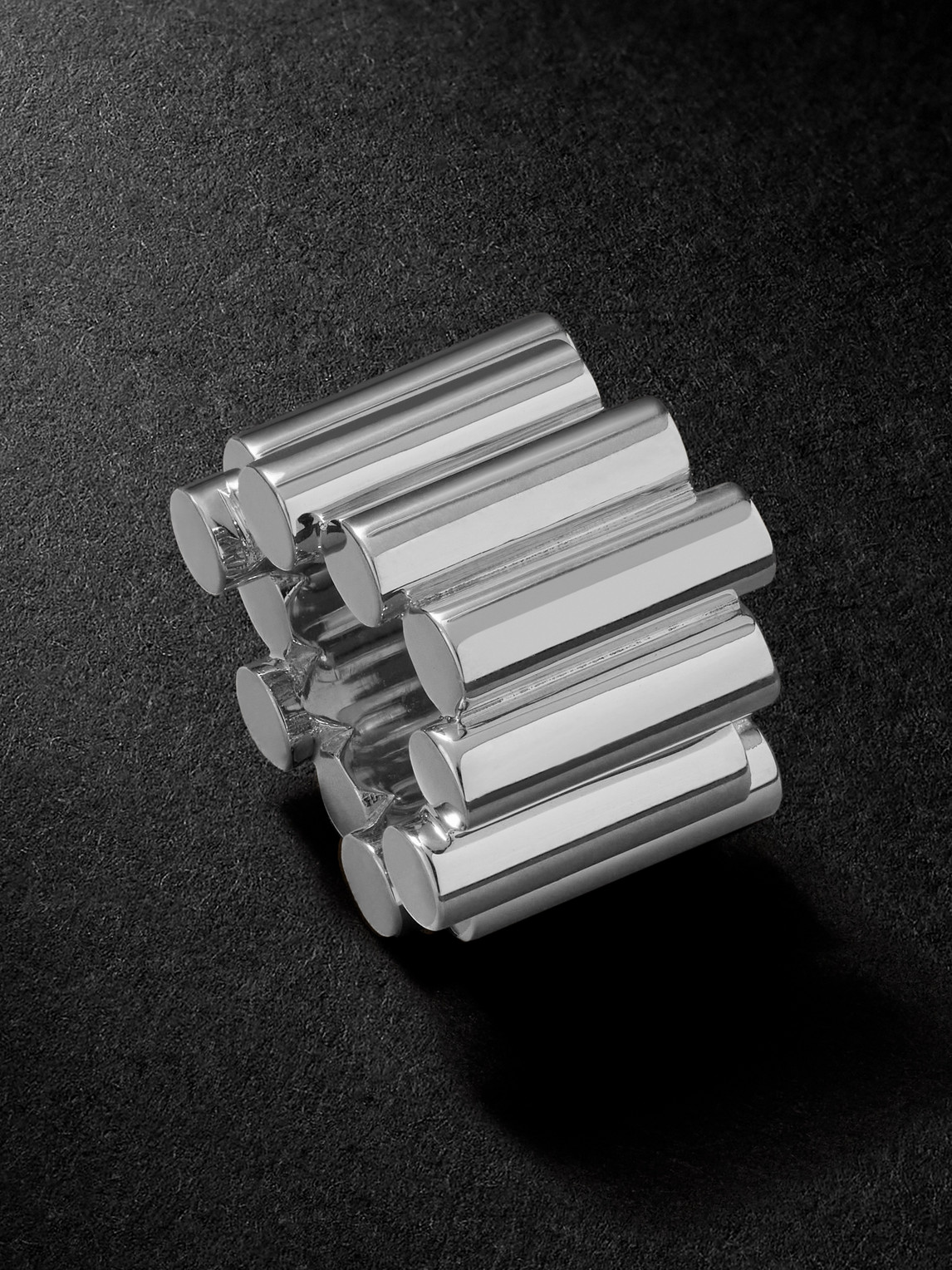 Viltier Edge 18-karat White Gold Pendant