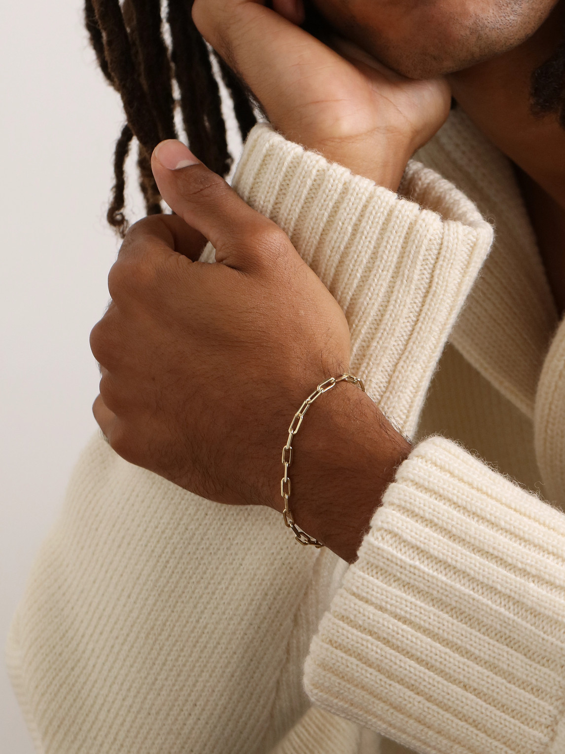 Sydney Evan 14-karat Gold Bracelet In Gold