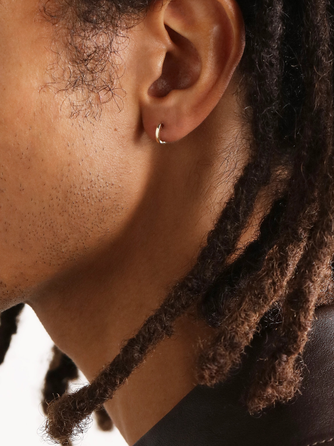 Sydney Evan 14-karat Gold Single Hoop Earring In Gold