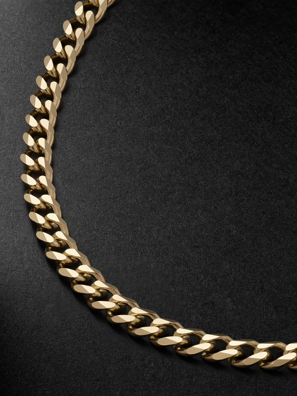 Sydney Evan 18-karat Gold Curb Chain Necklace In Gold