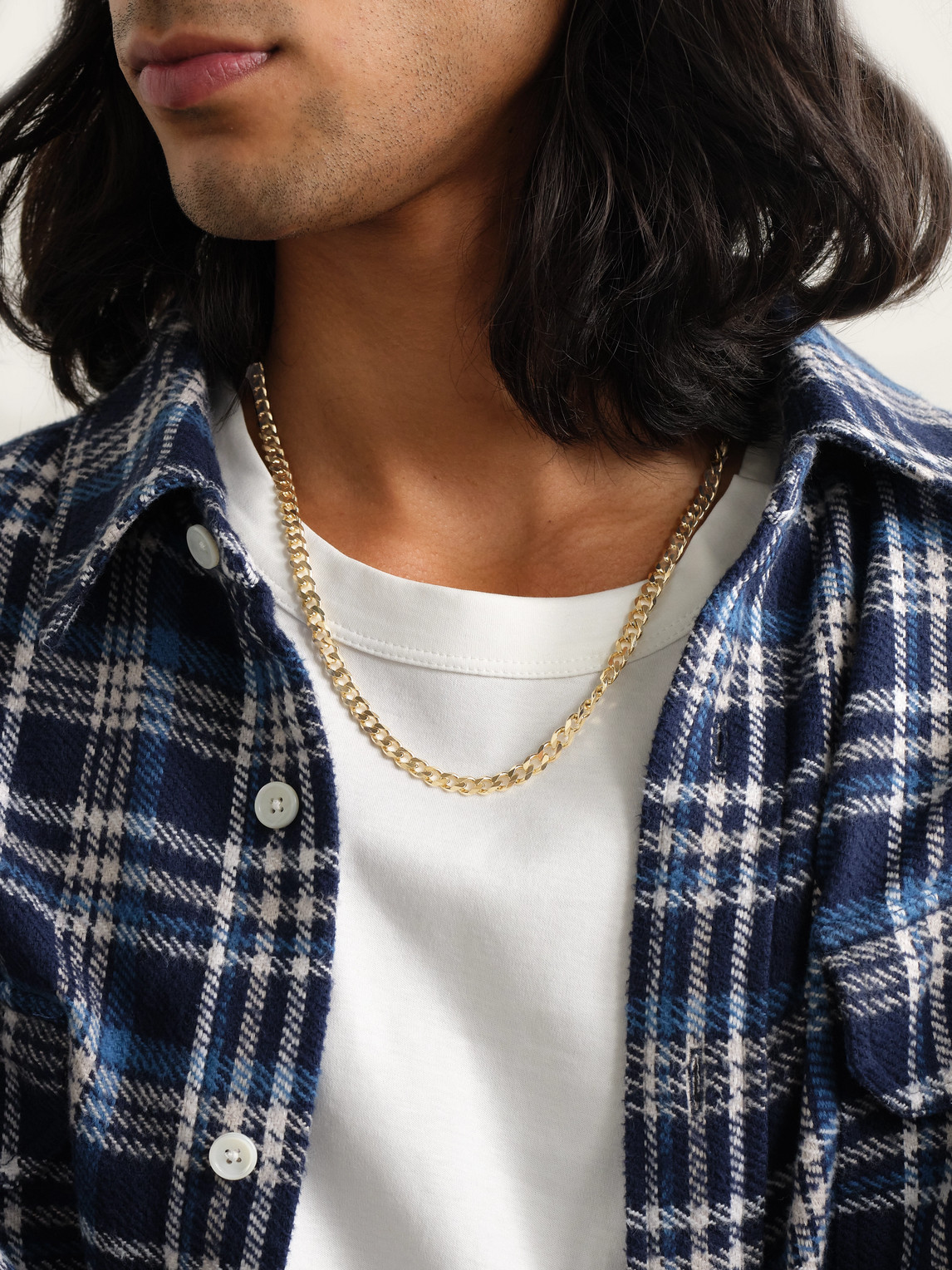 Sydney Evan 18-karat Gold Curb Chain Necklace In Gold
