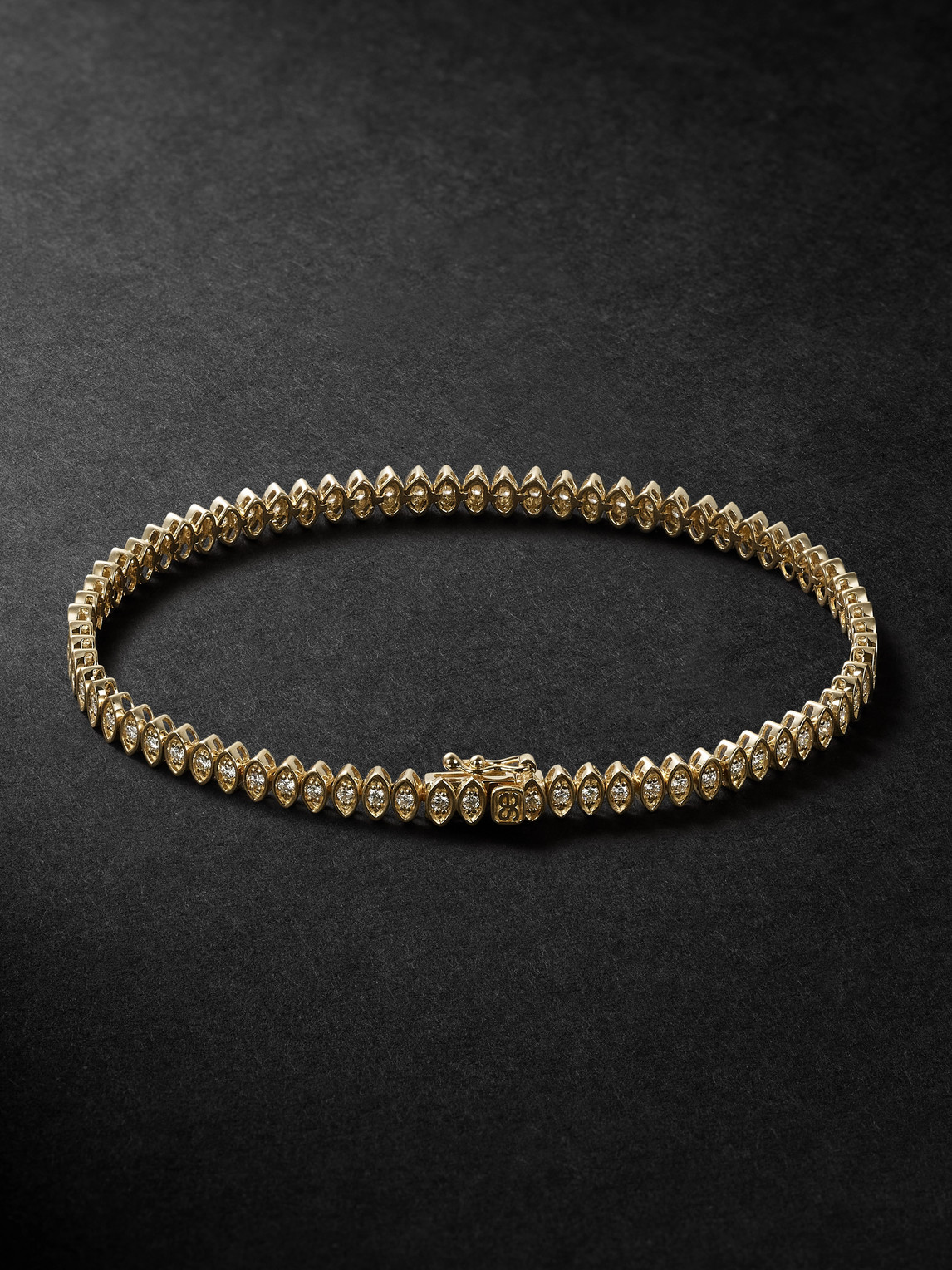 Sydney Evan 14-karat Gold Diamond Bracelet In Gold